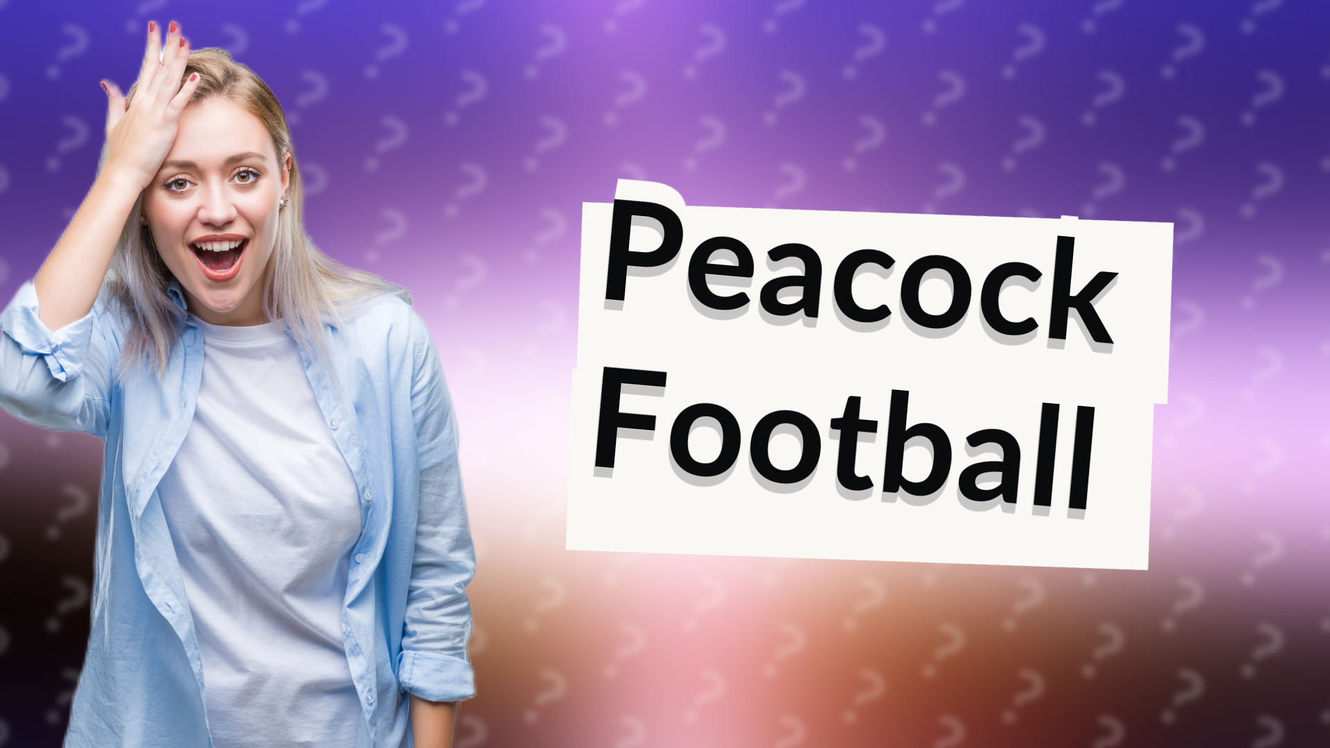 Peacock Football