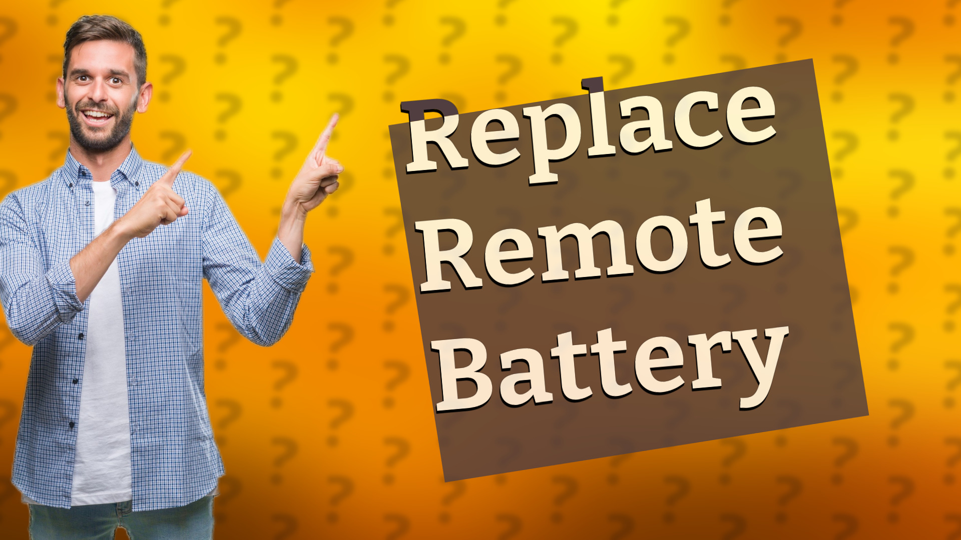 Replace Remote Battery