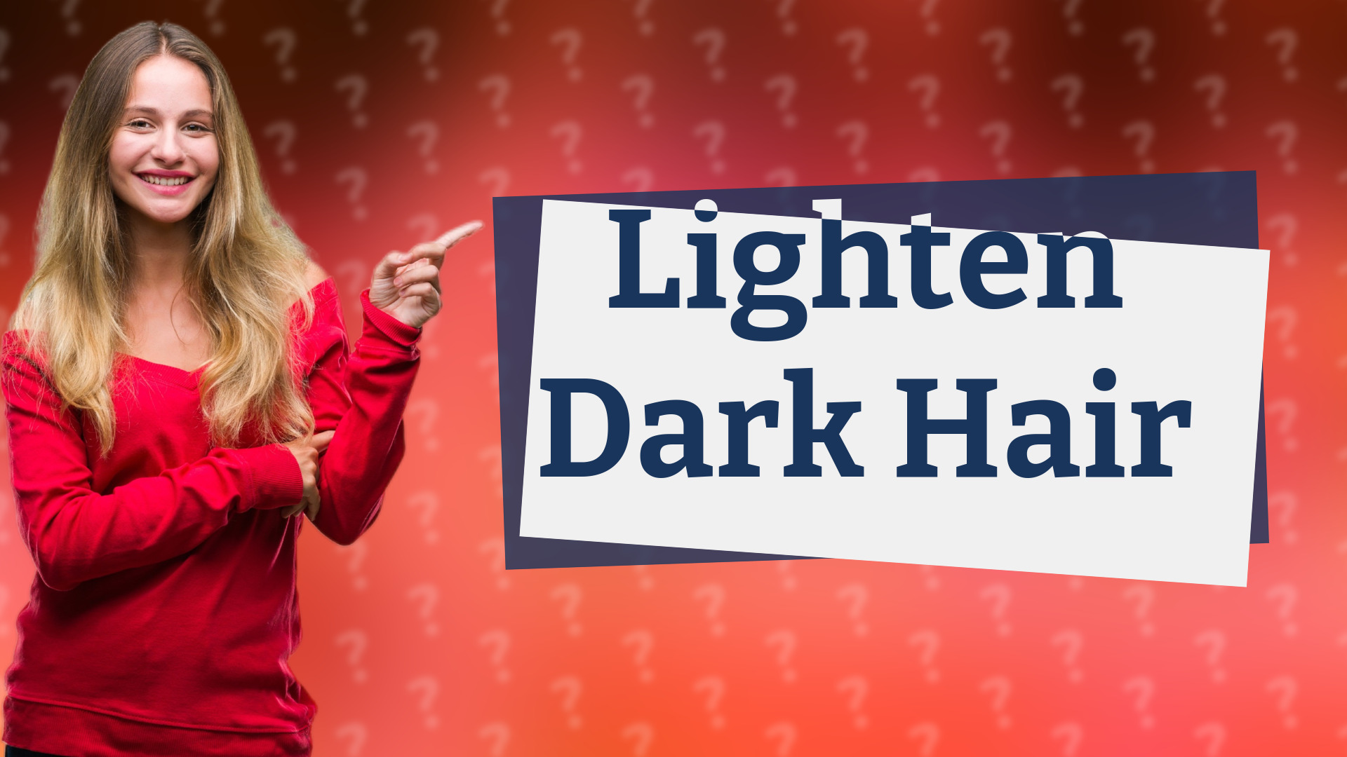 Lighten Dark Hair