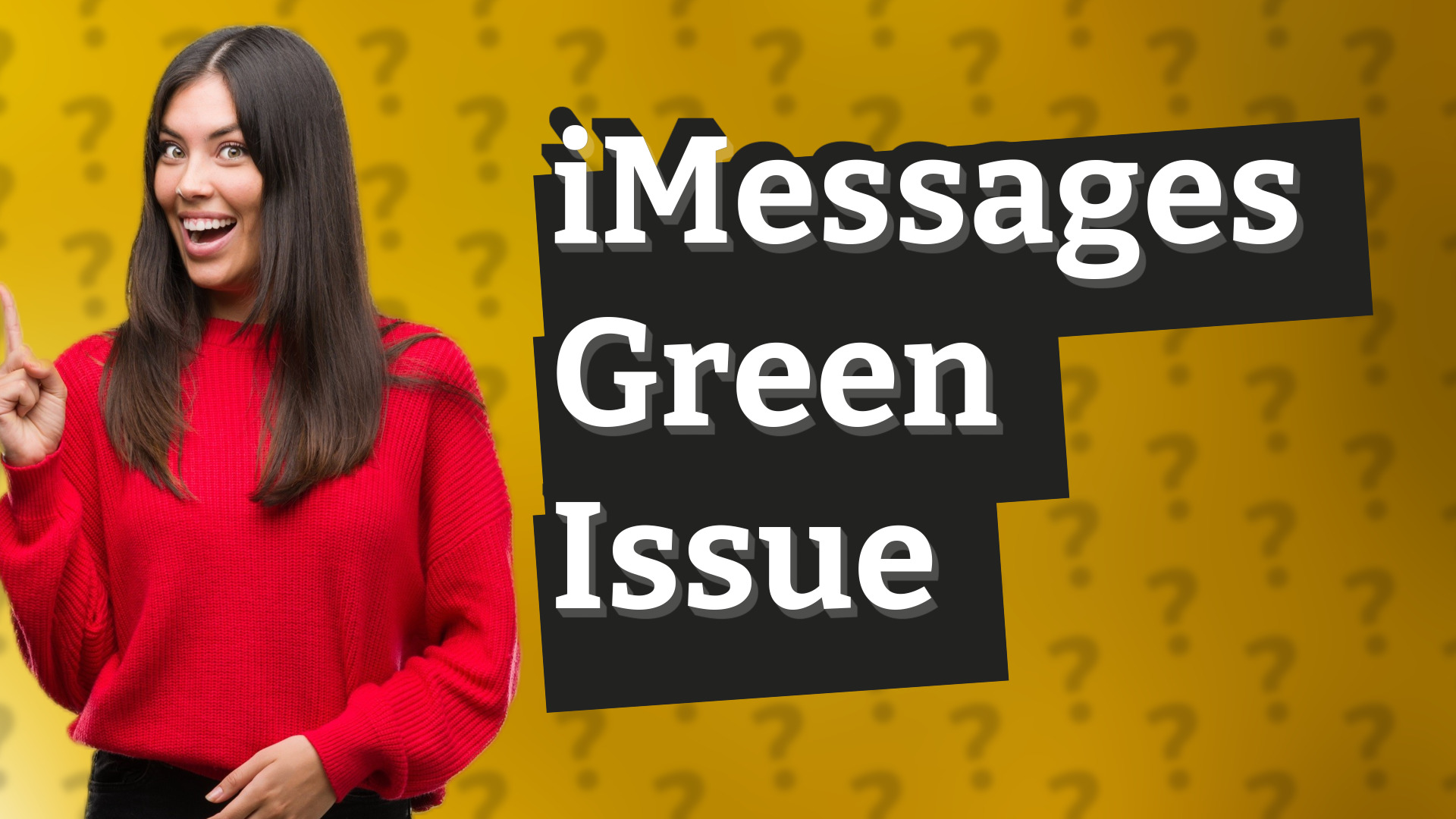 iMessages Green Issue