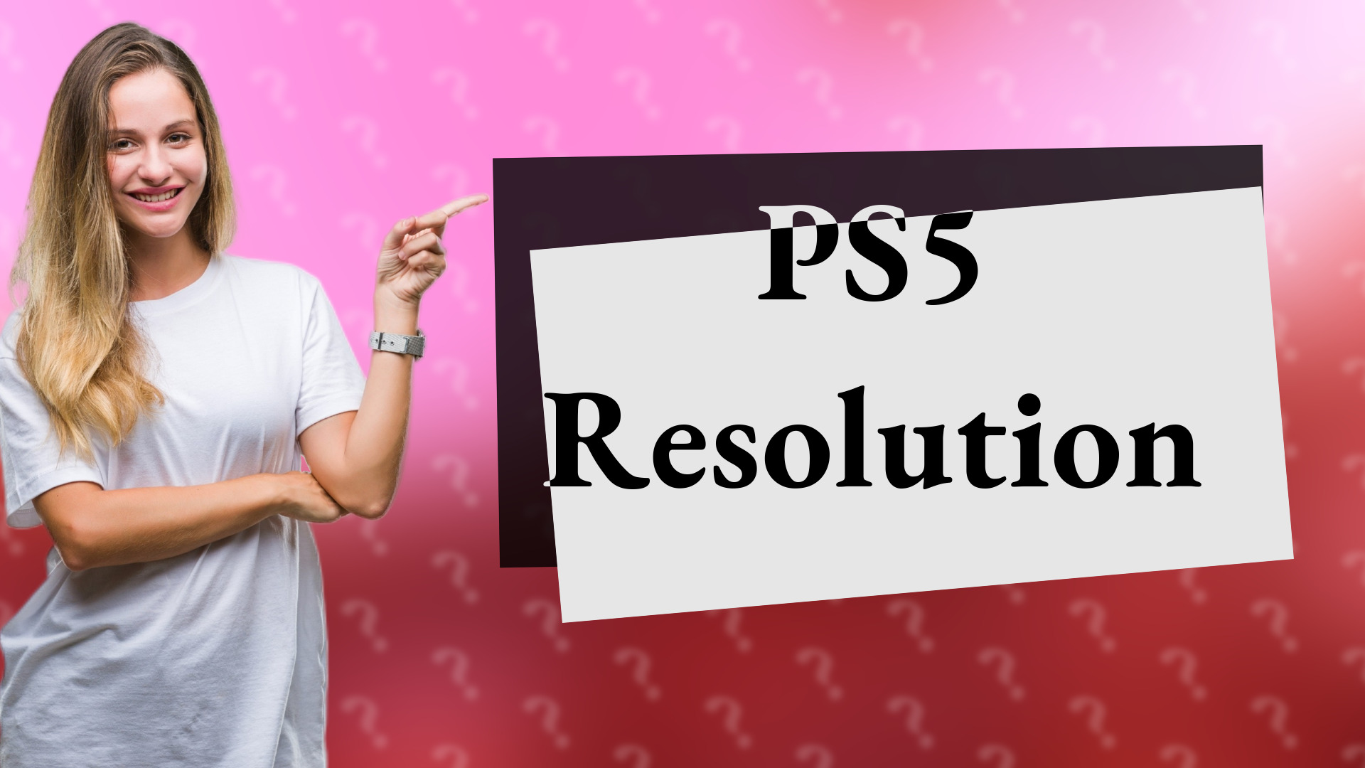 PS5 Resolution