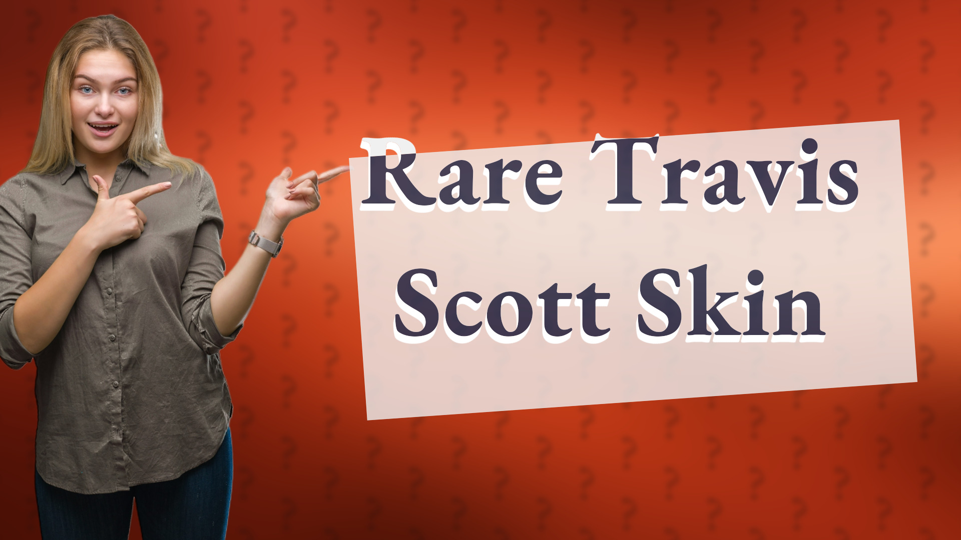 Rare Travis Scott Skin