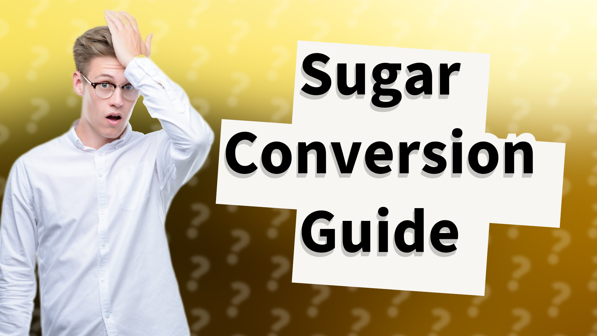 Sugar Conversion Guide