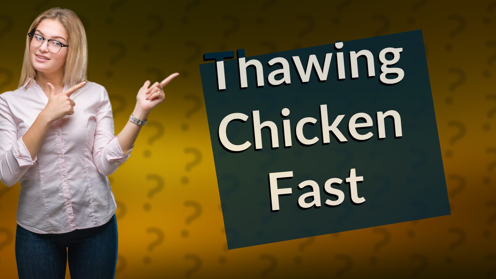 Thawing Chicken Fast