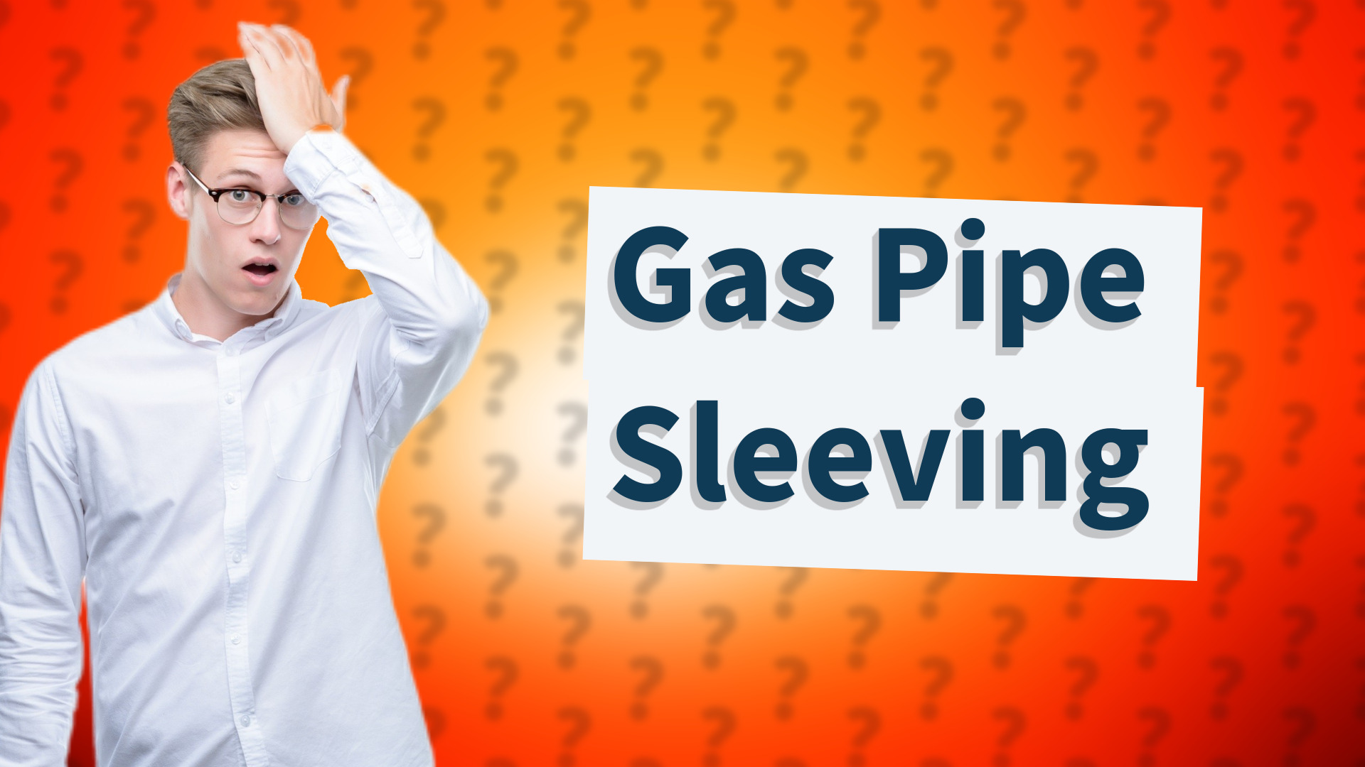Gas Pipe Sleeving