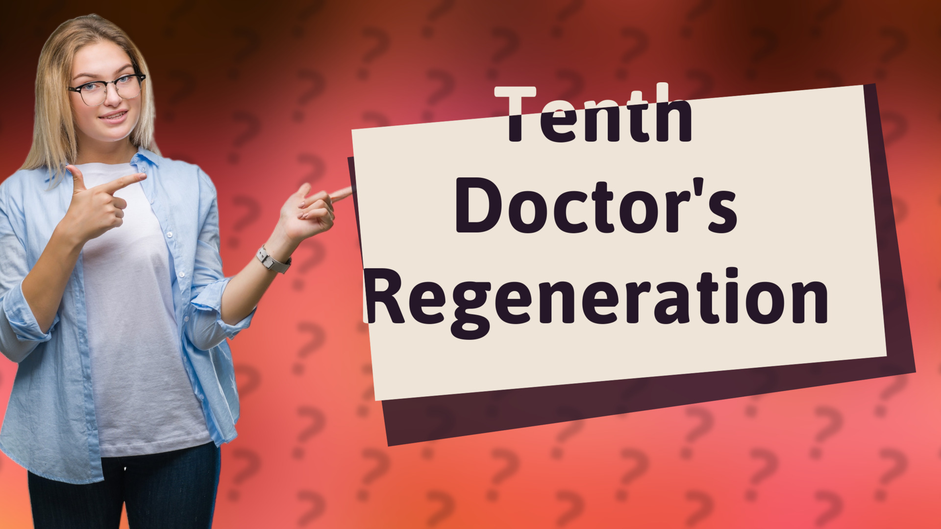 Tenth Doctor's Regeneration