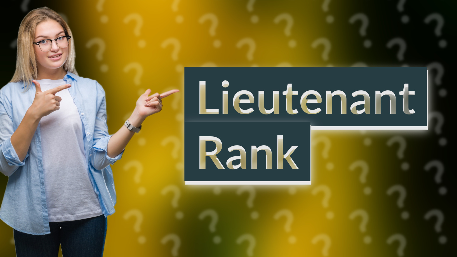 Lieutenant Rank