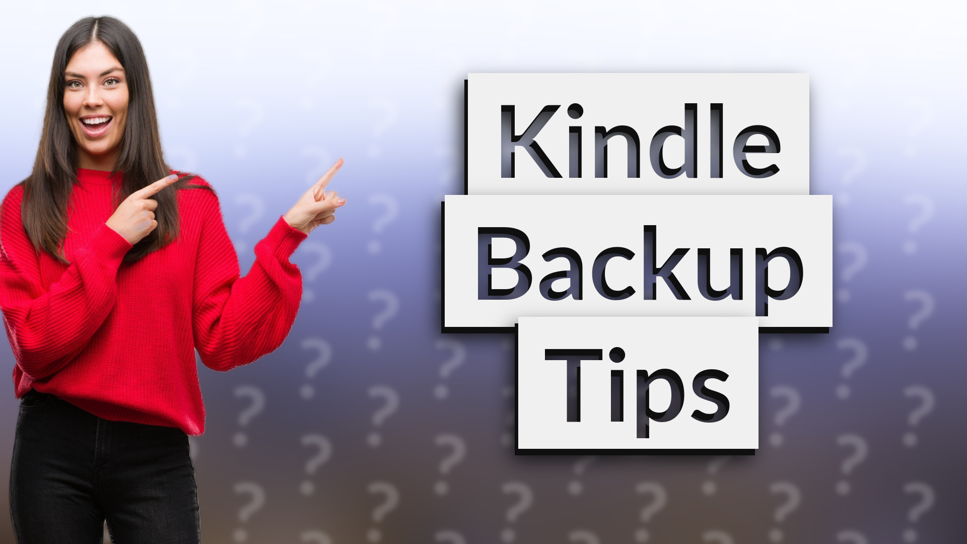 Kindle Backup Tips