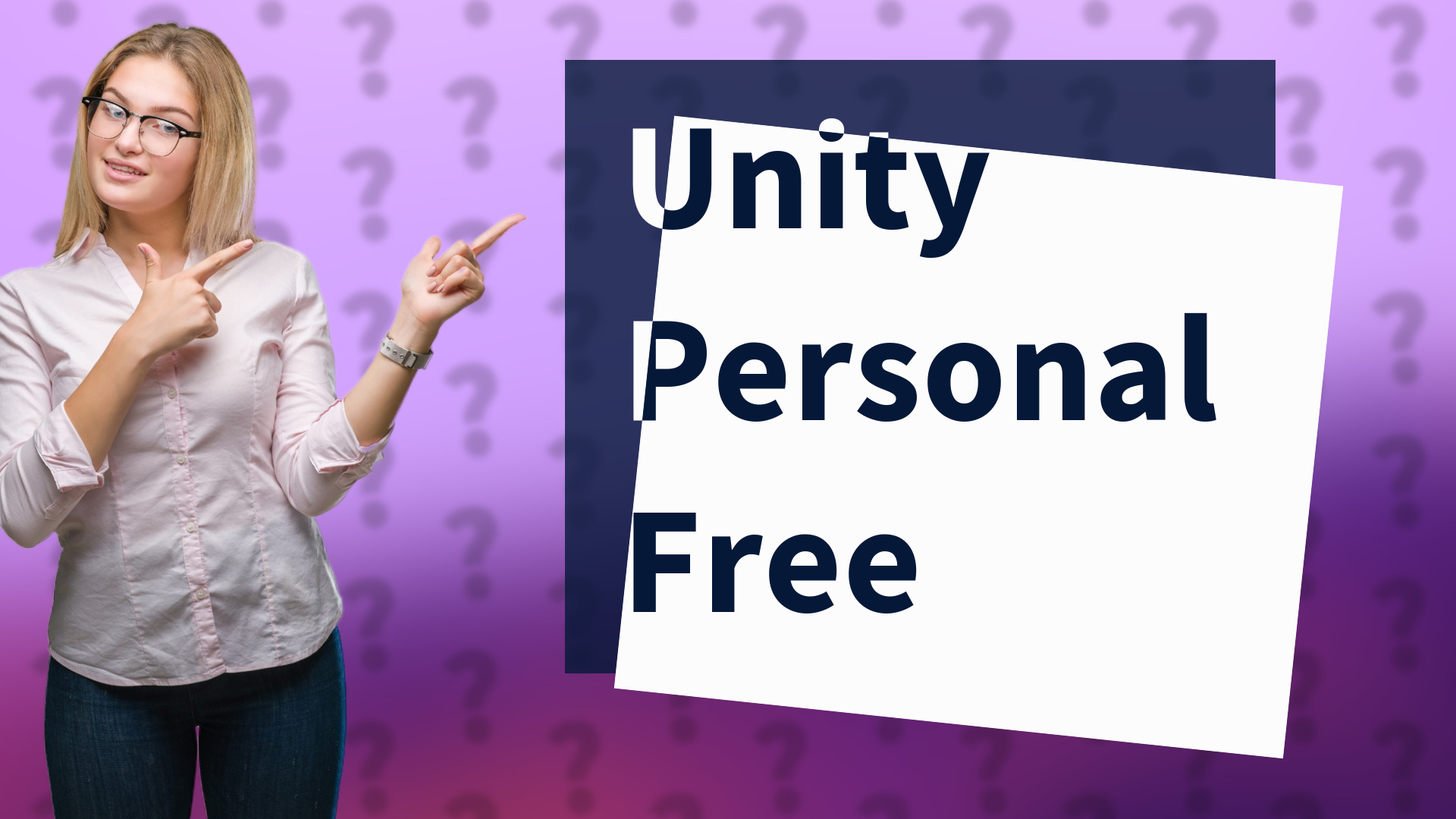 Unity Personal Free