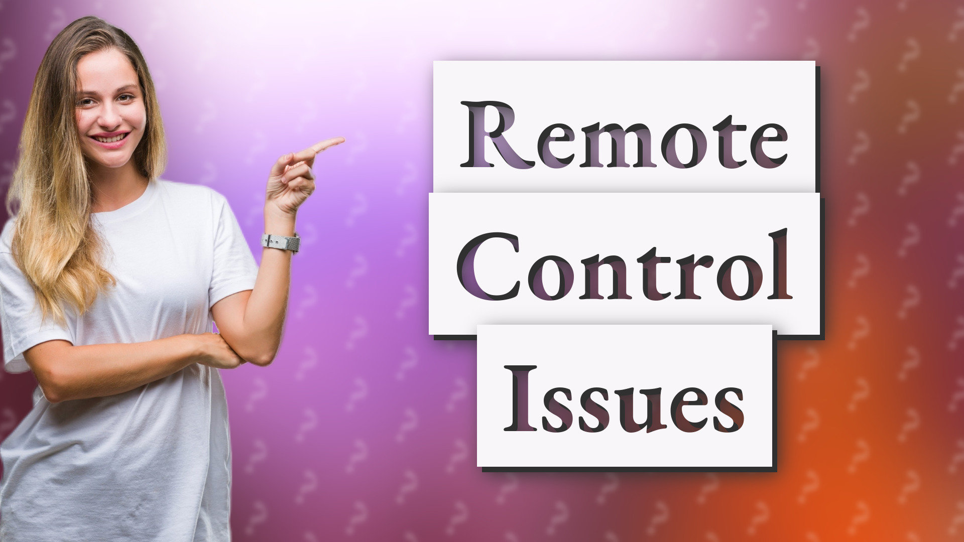 Remote Control Issues