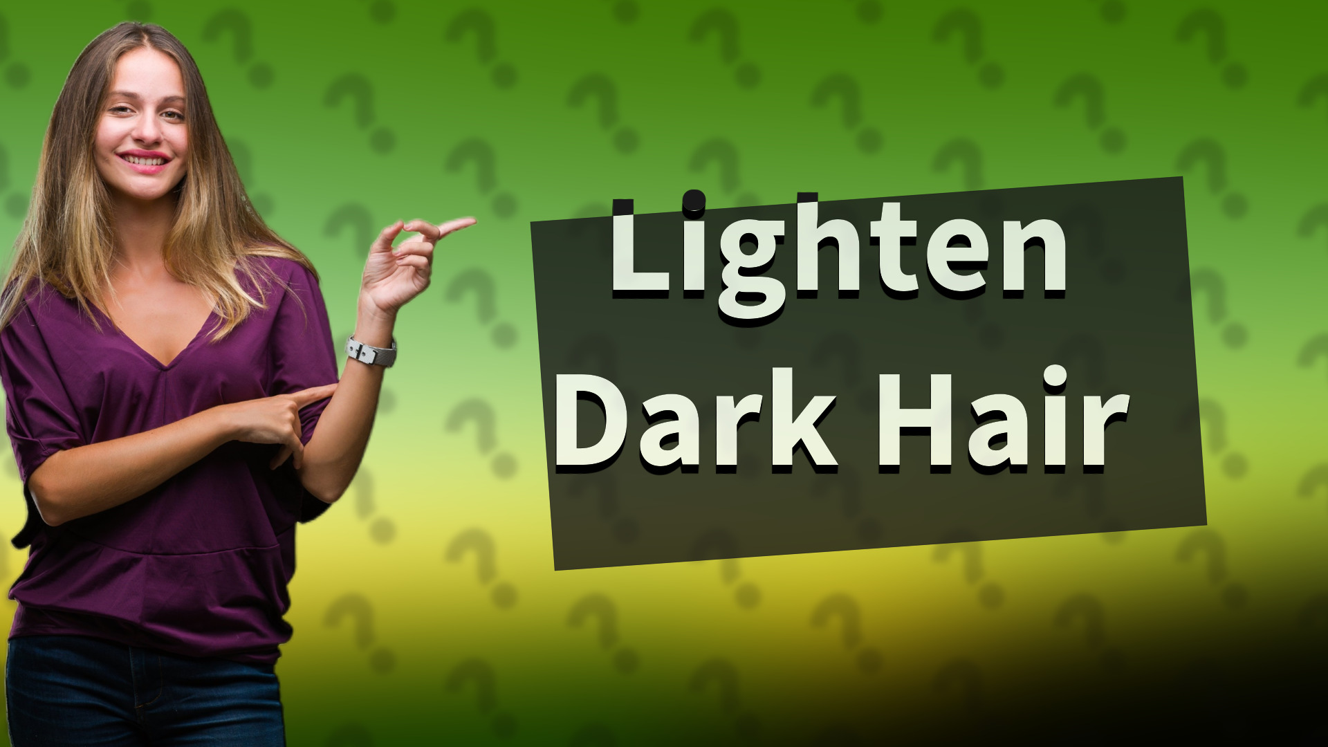 Lighten Dark Hair