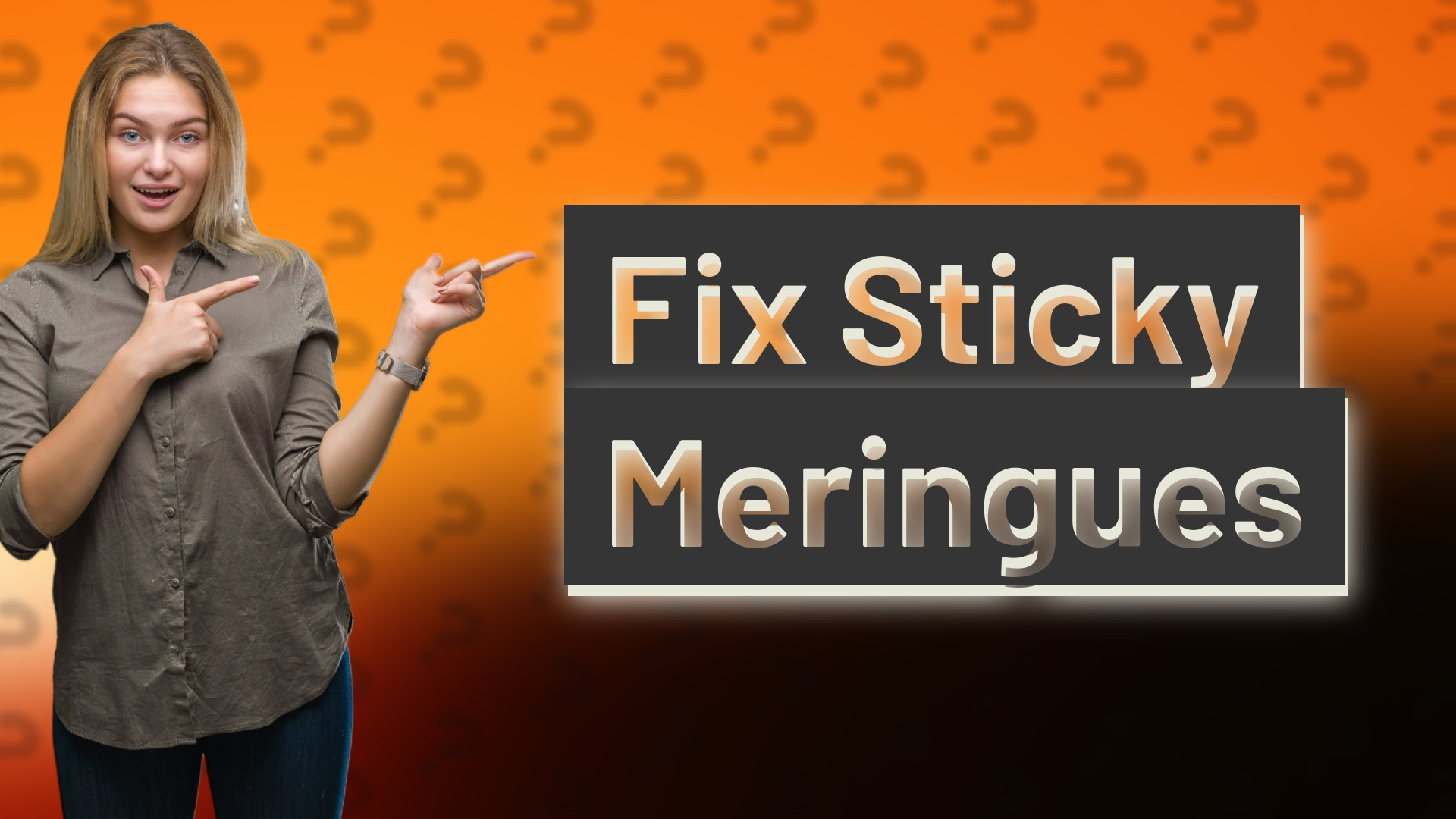 Fix Sticky Meringues