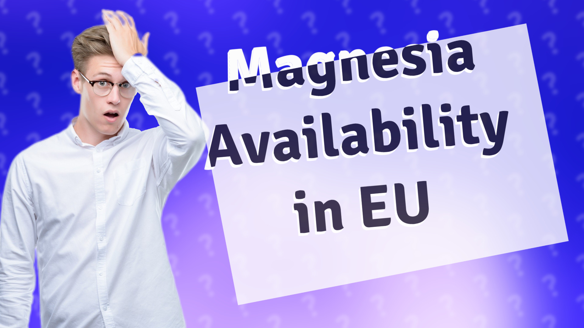 Magnesia Availability in EU