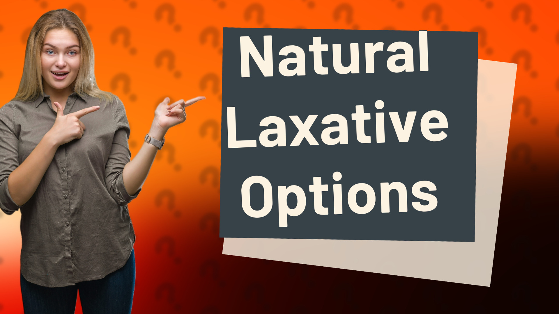 Natural Laxative Options