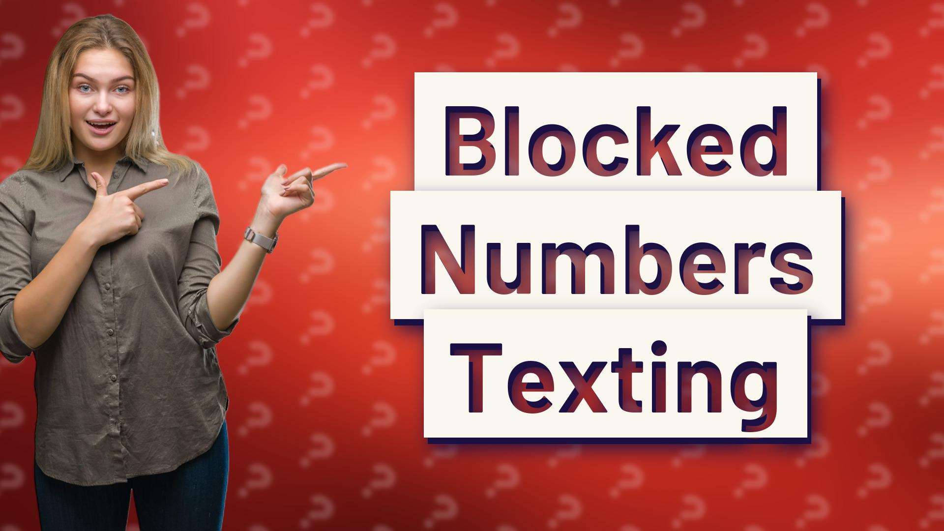 Blocked Numbers Texting