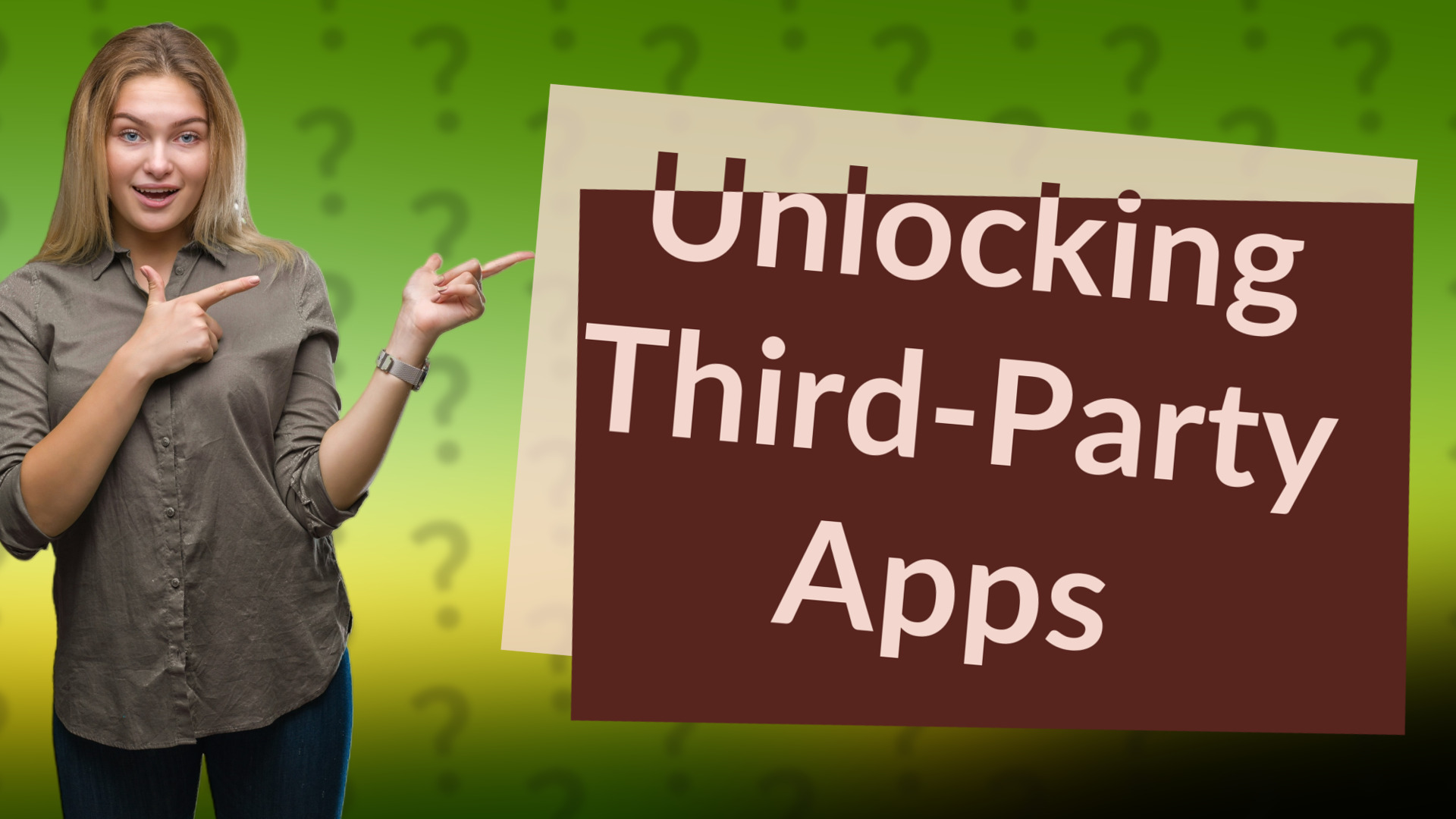 Unlocking Third-Party Apps