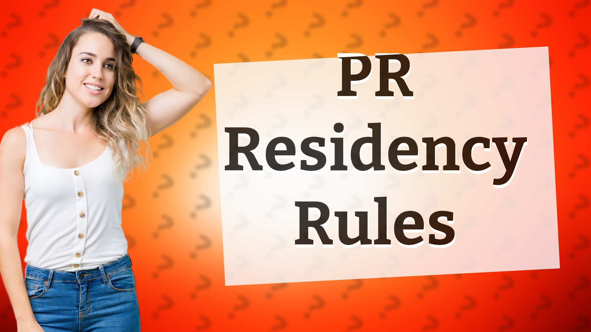 PR Residency Rules