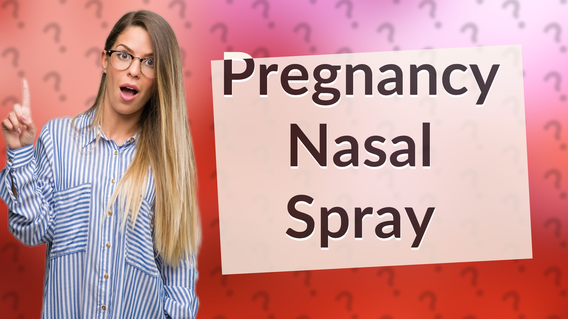 Pregnancy Nasal Spray
