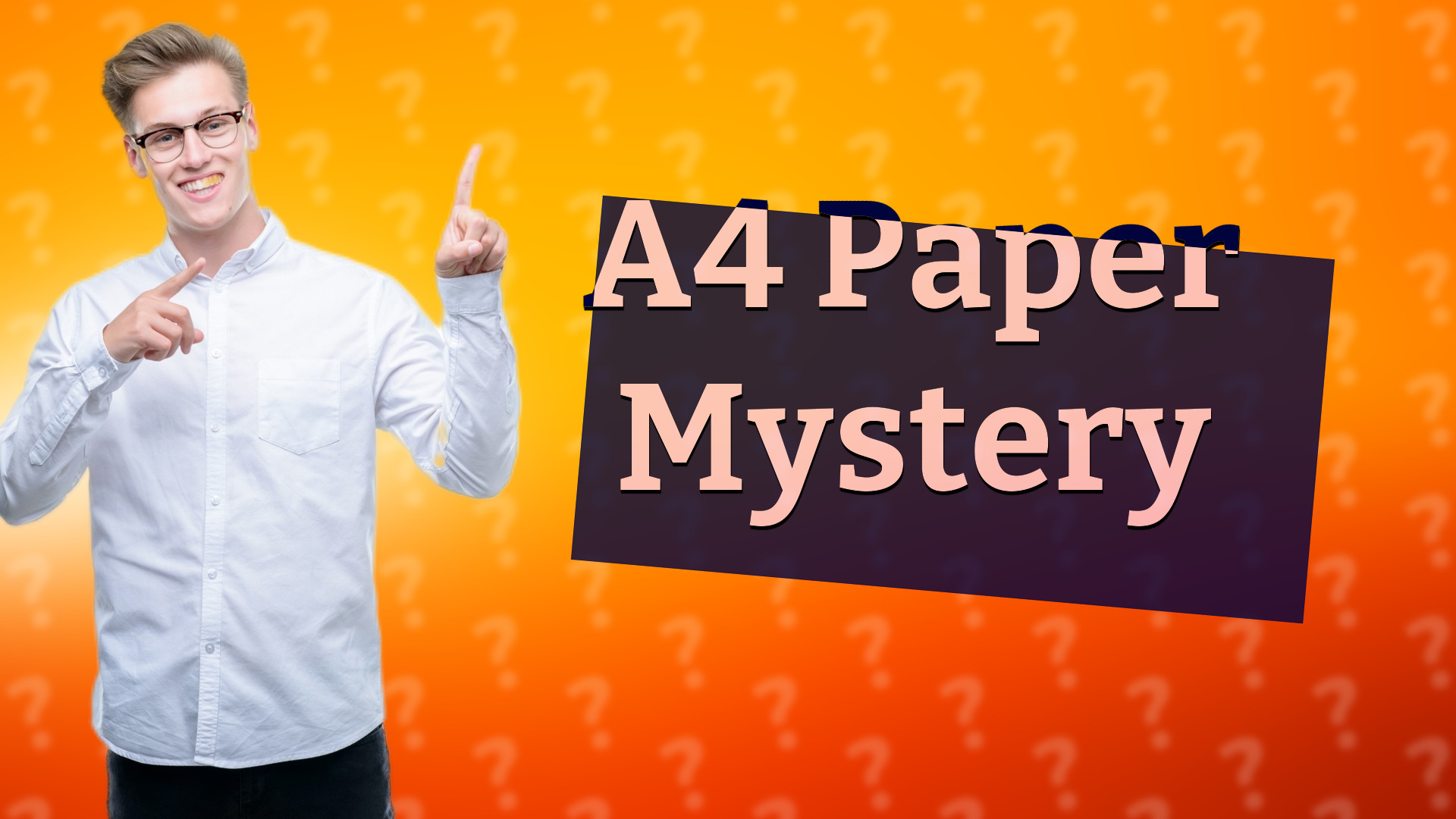 A4 Paper Mystery