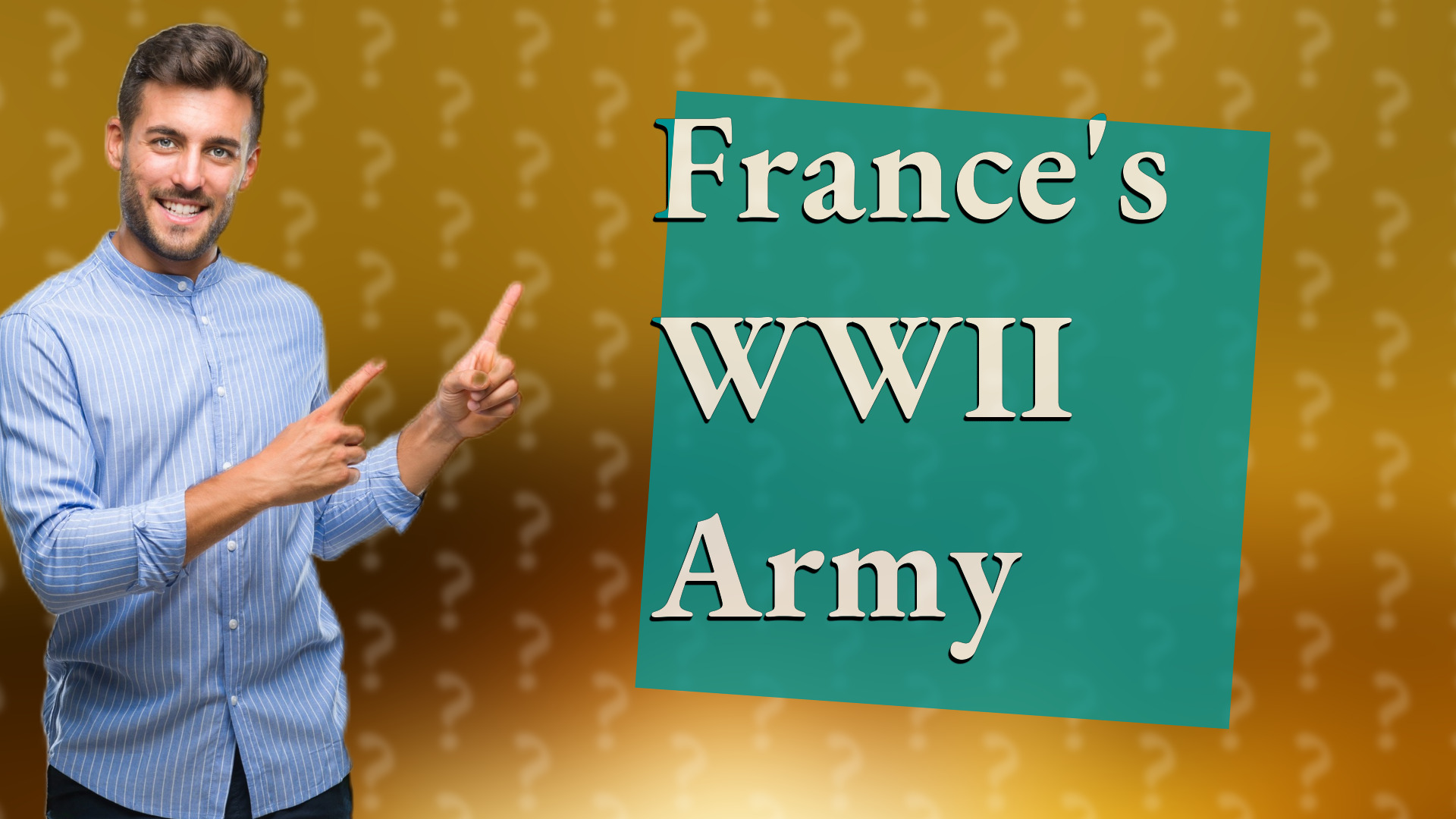 France's WWII Army