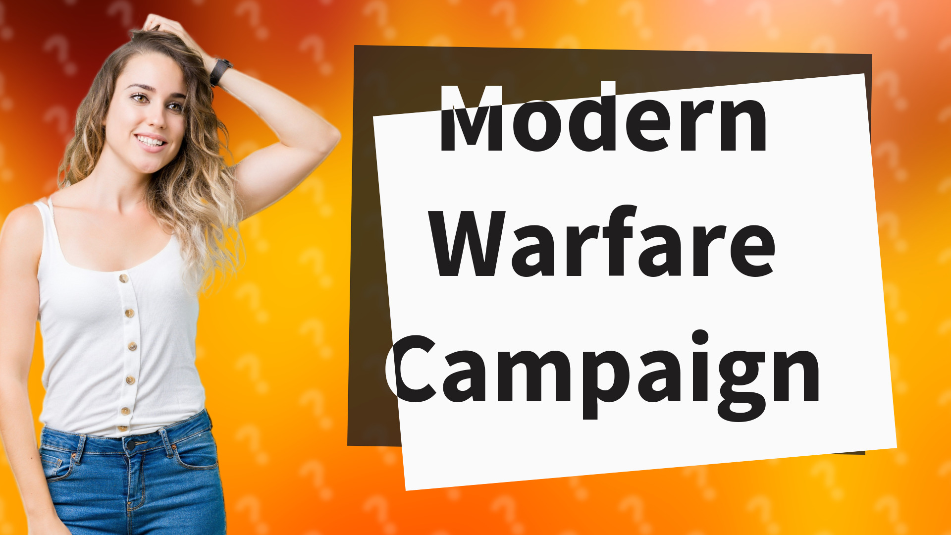 Modern Warfare Campaign