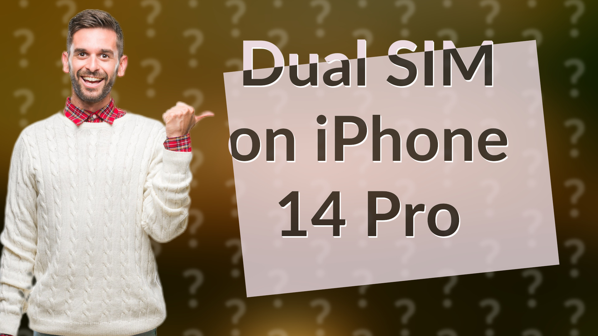 Dual SIM on iPhone 14 Pro