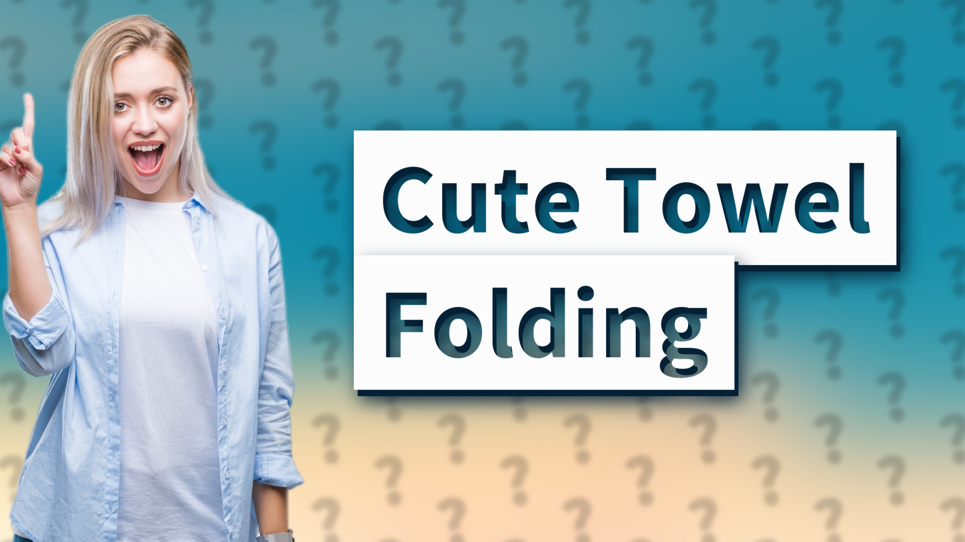 Cute Towel Folding
