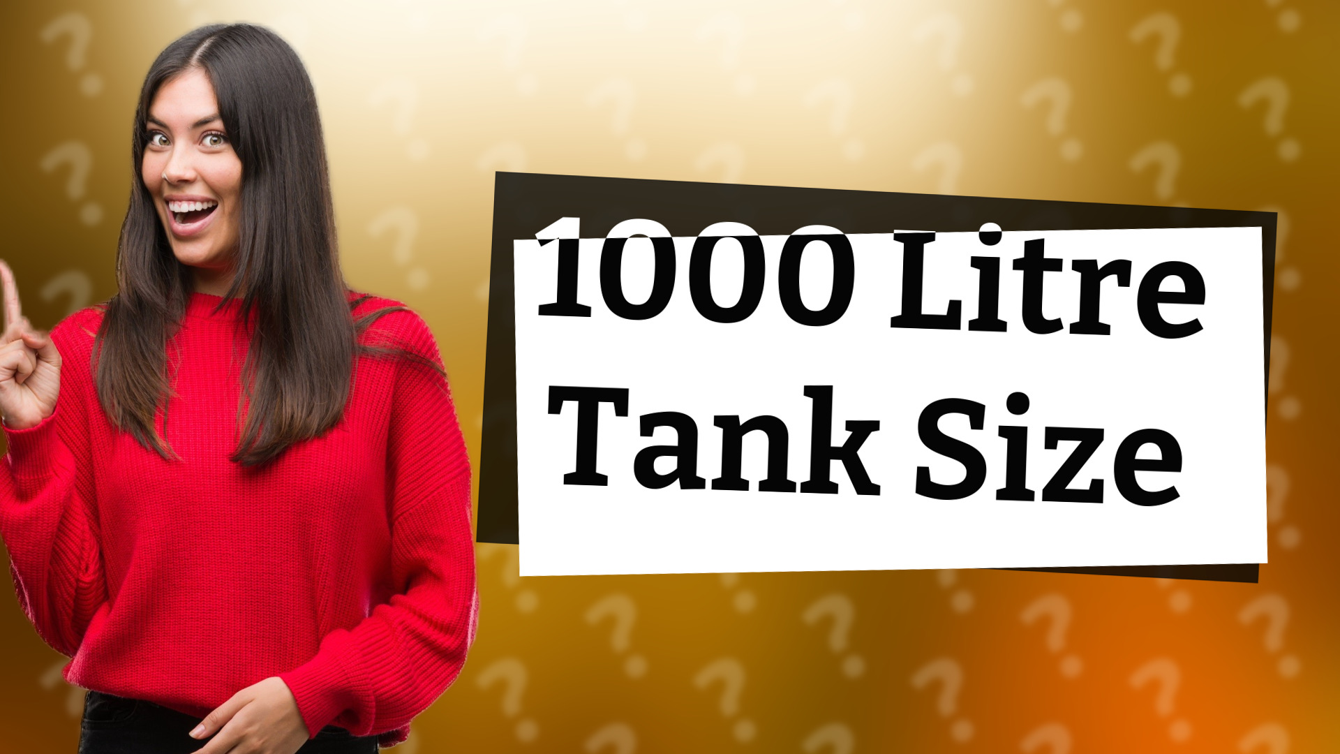 1000 Litre Tank Size