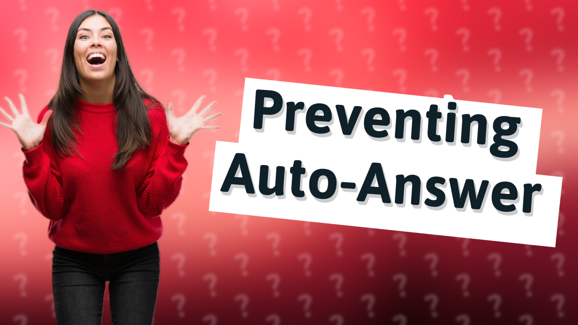 Preventing Auto-Answer