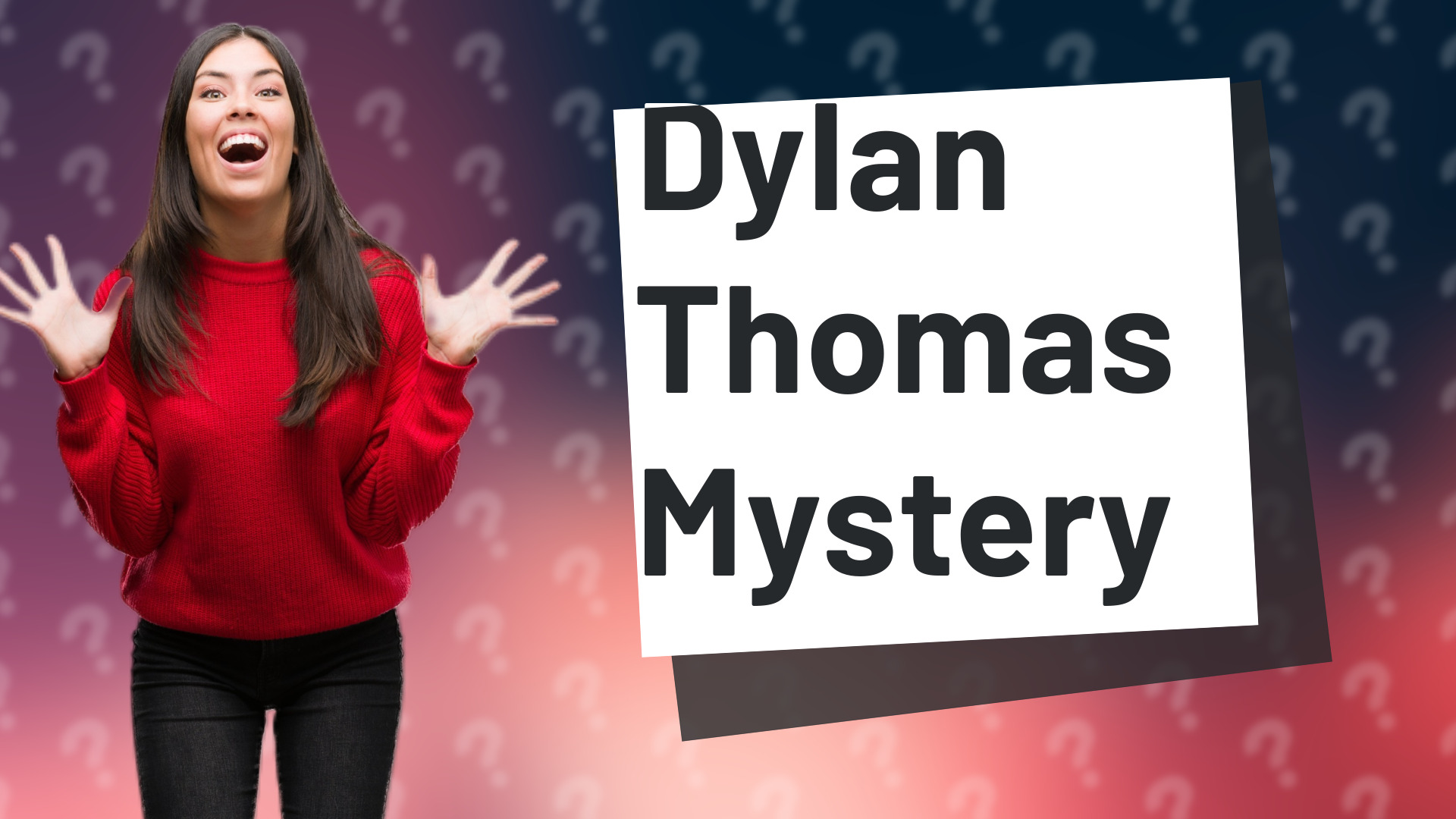 Dylan Thomas Mystery