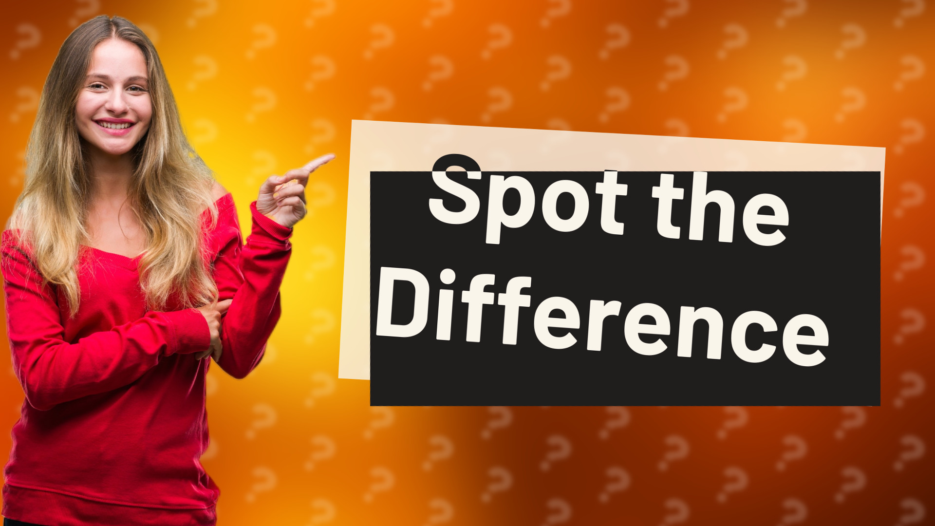 Spot the Difference