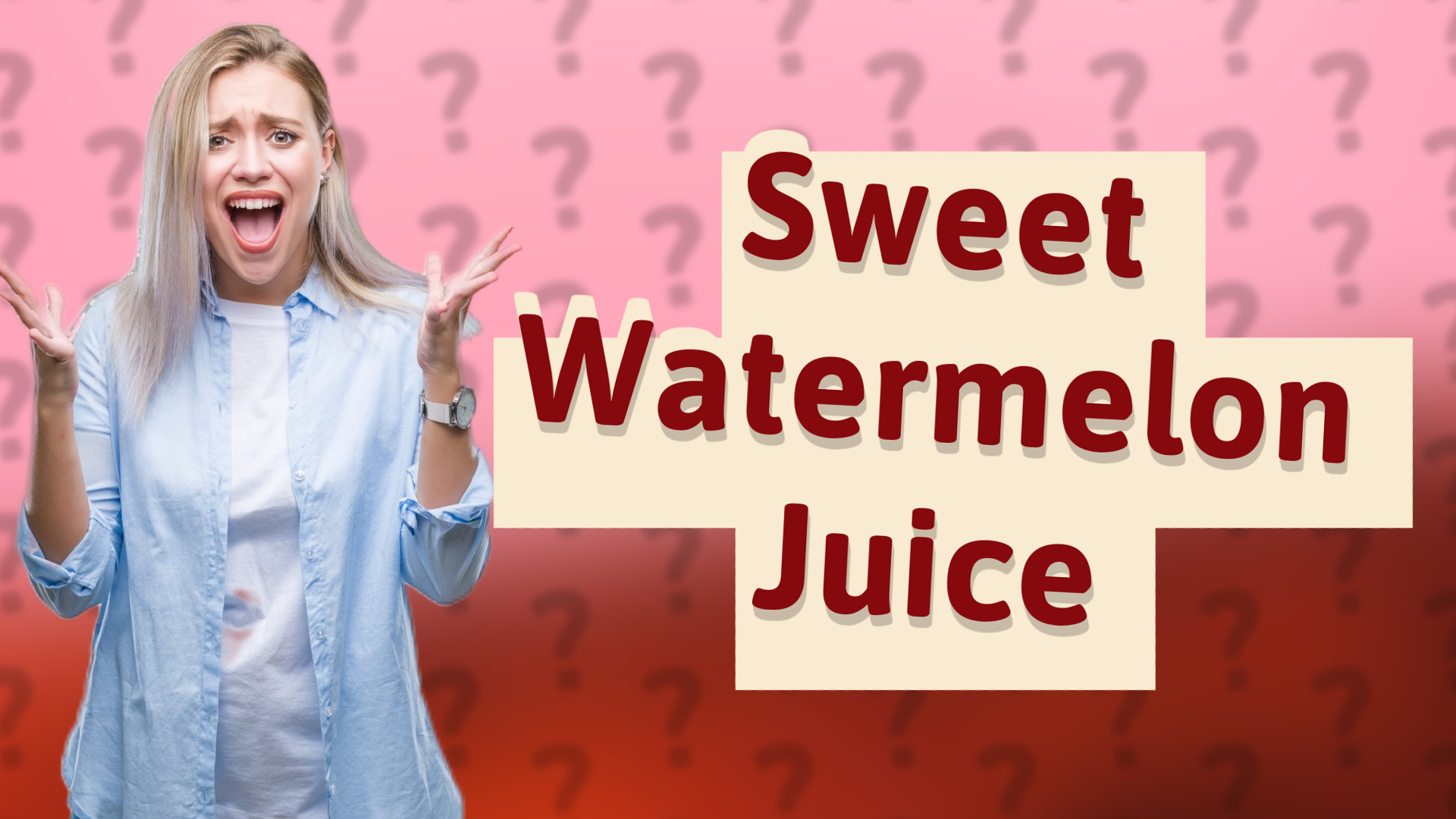 Sweet Watermelon Juice