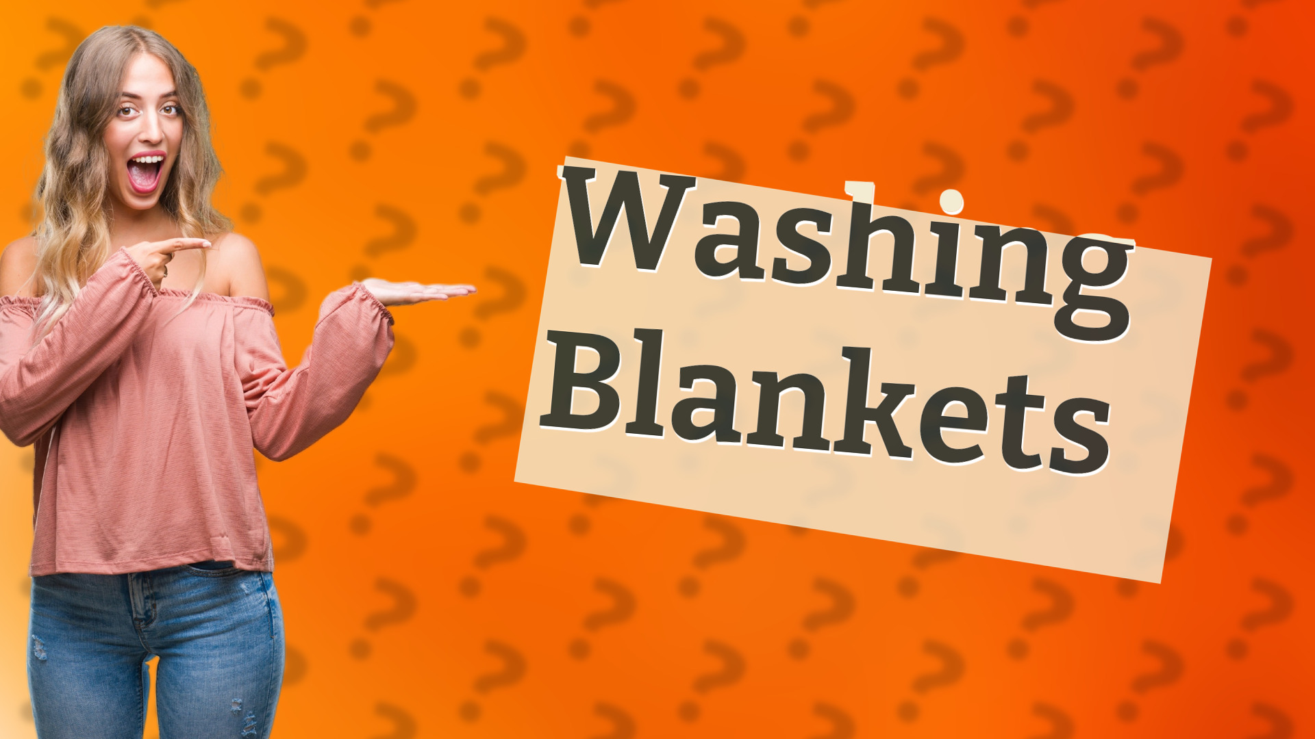 Washing Blankets