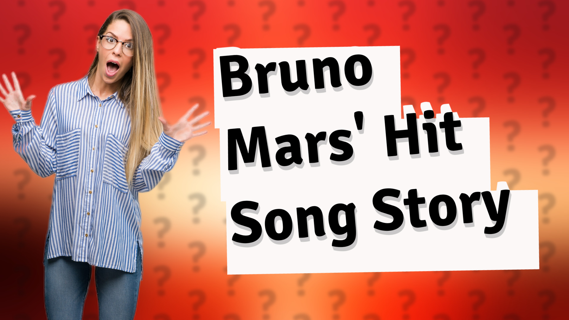 Bruno Mars' Hit Song Story