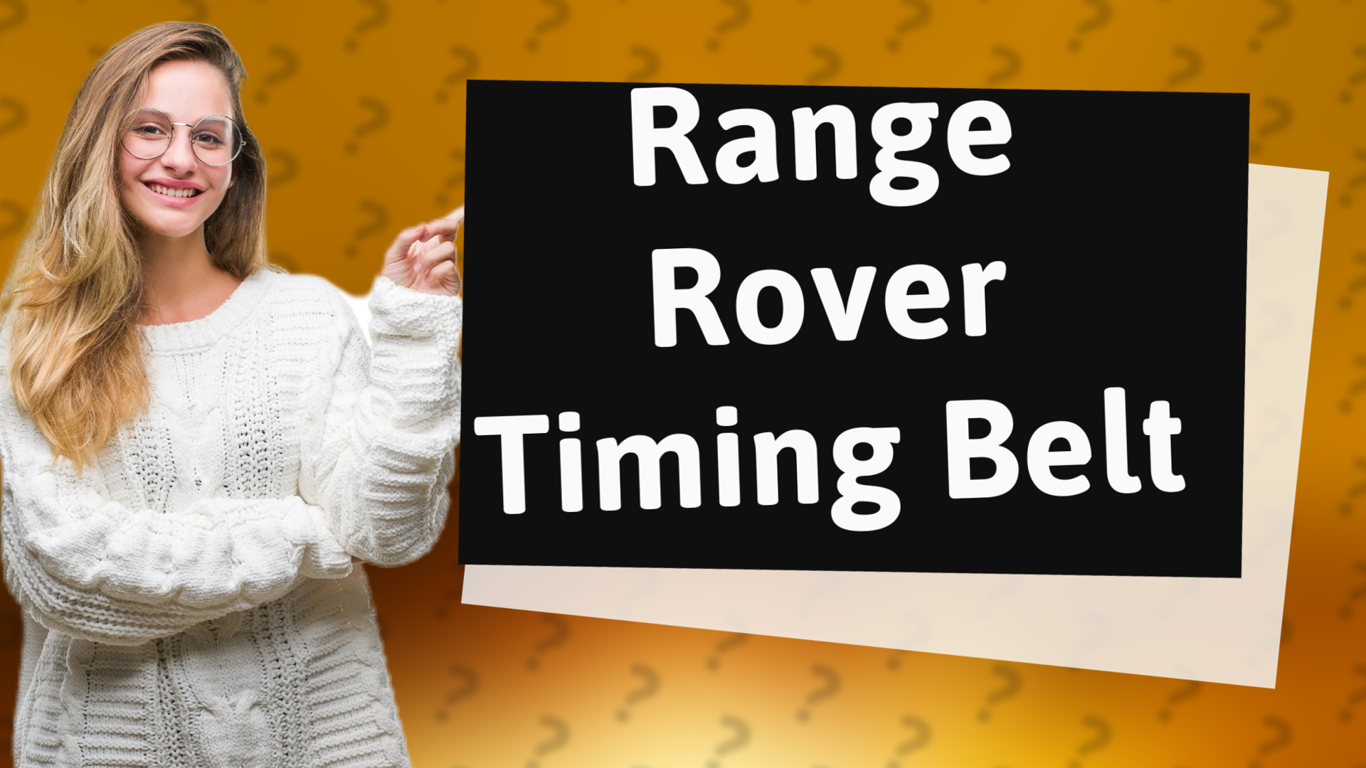 Range Rover Timing Belt