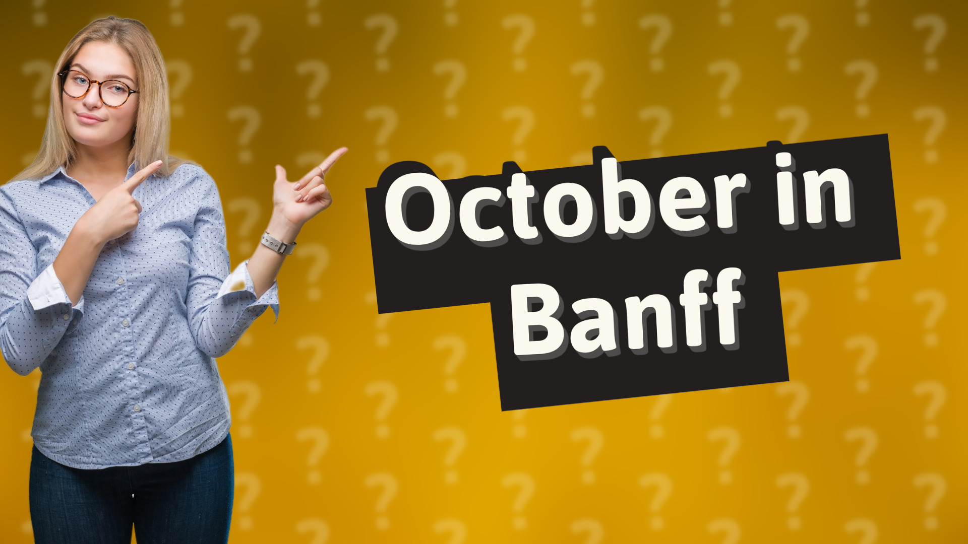 October in Banff