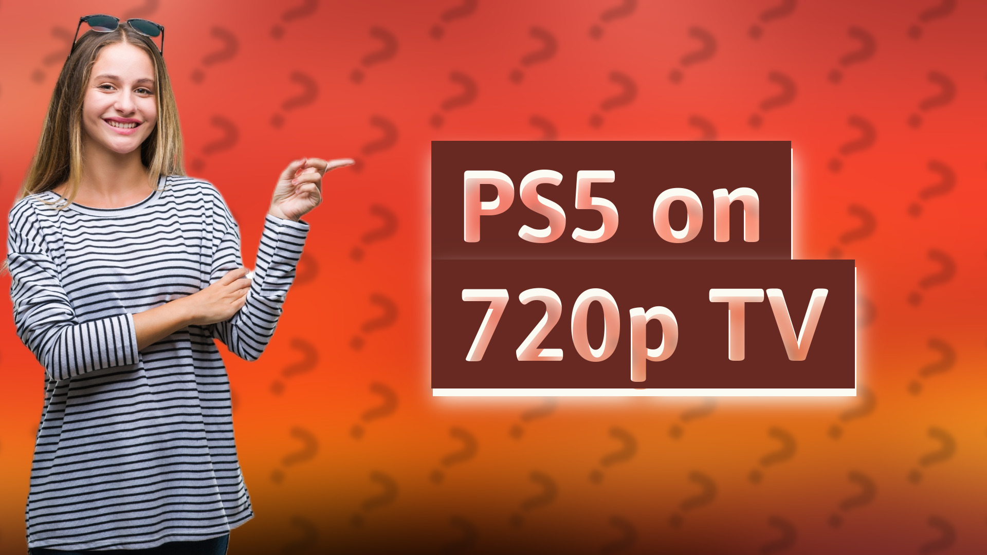 PS5 on 720p TV