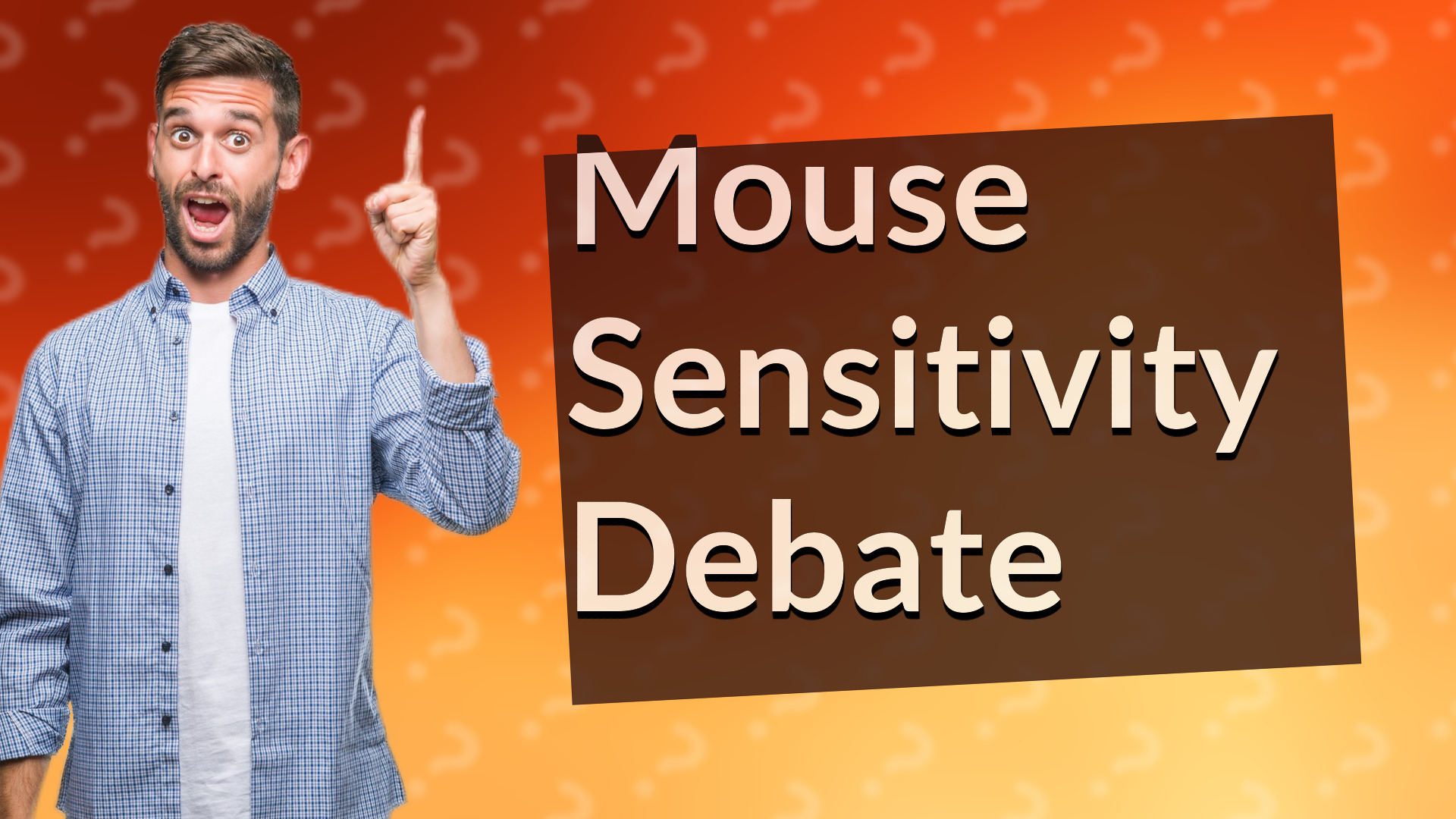 Mouse Sensitivity Debate