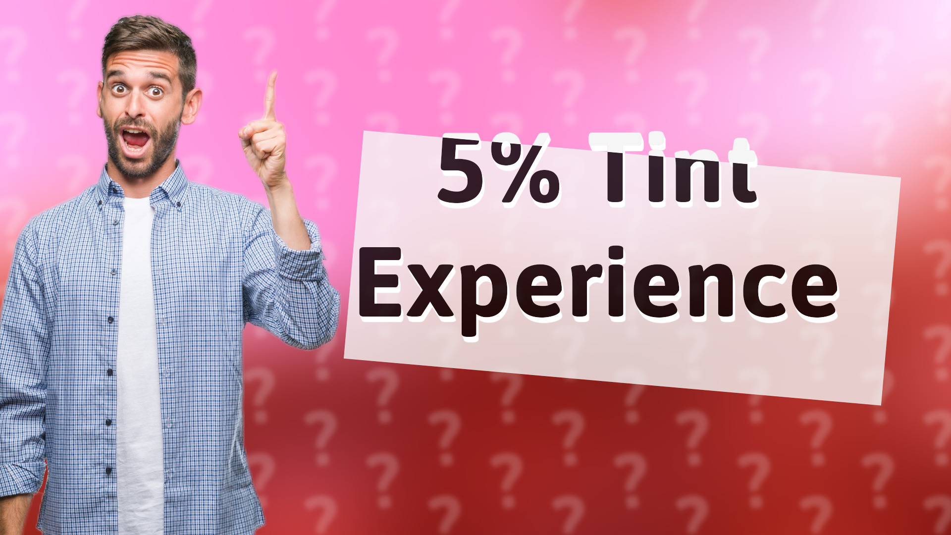 5% Tint Experience
