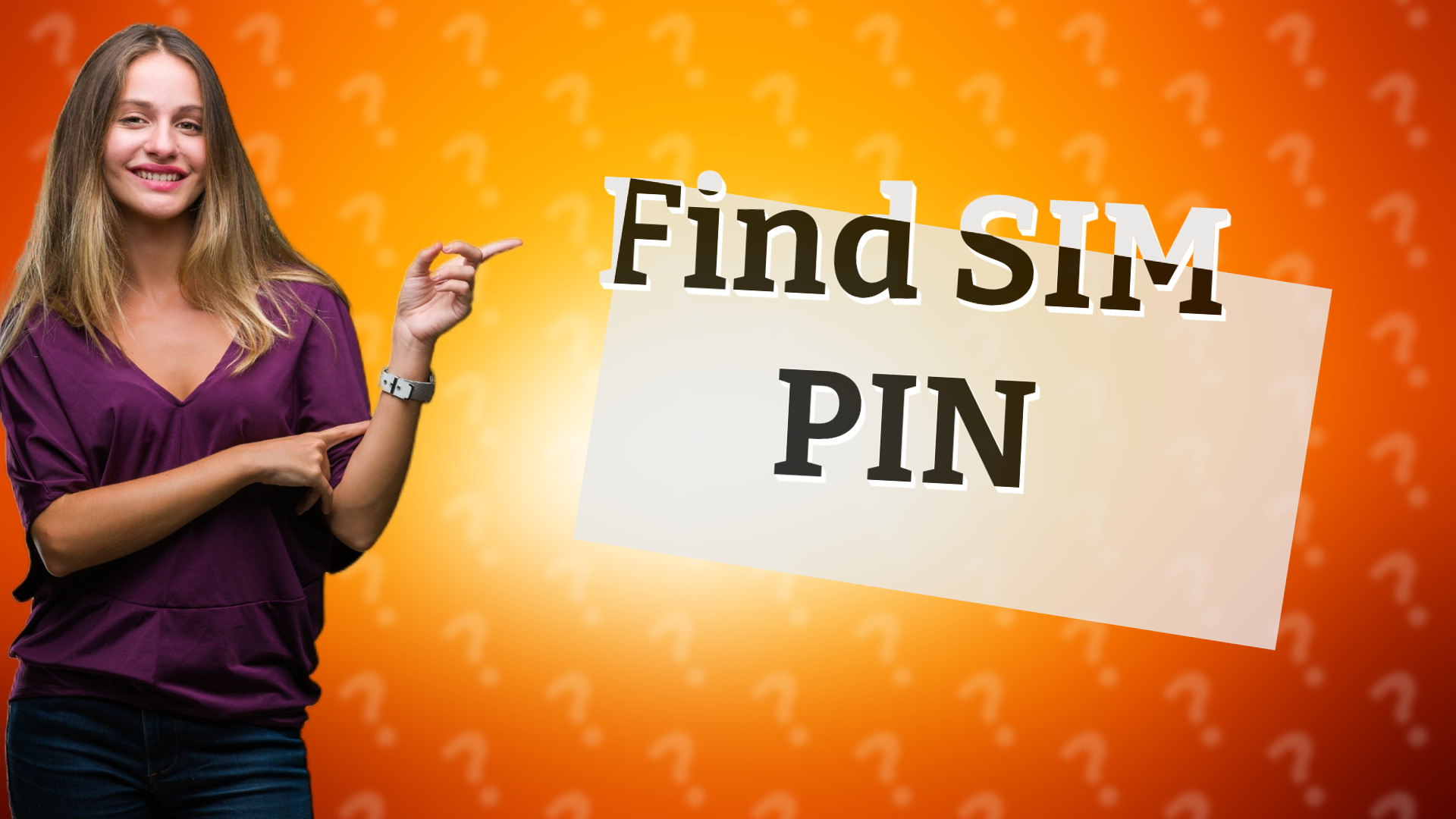 Find SIM PIN