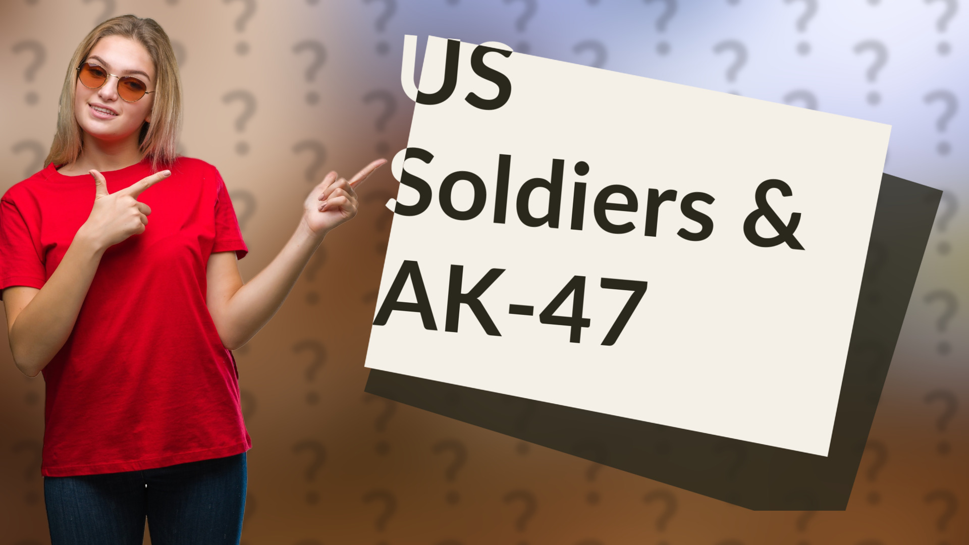 US Soldiers & AK-47