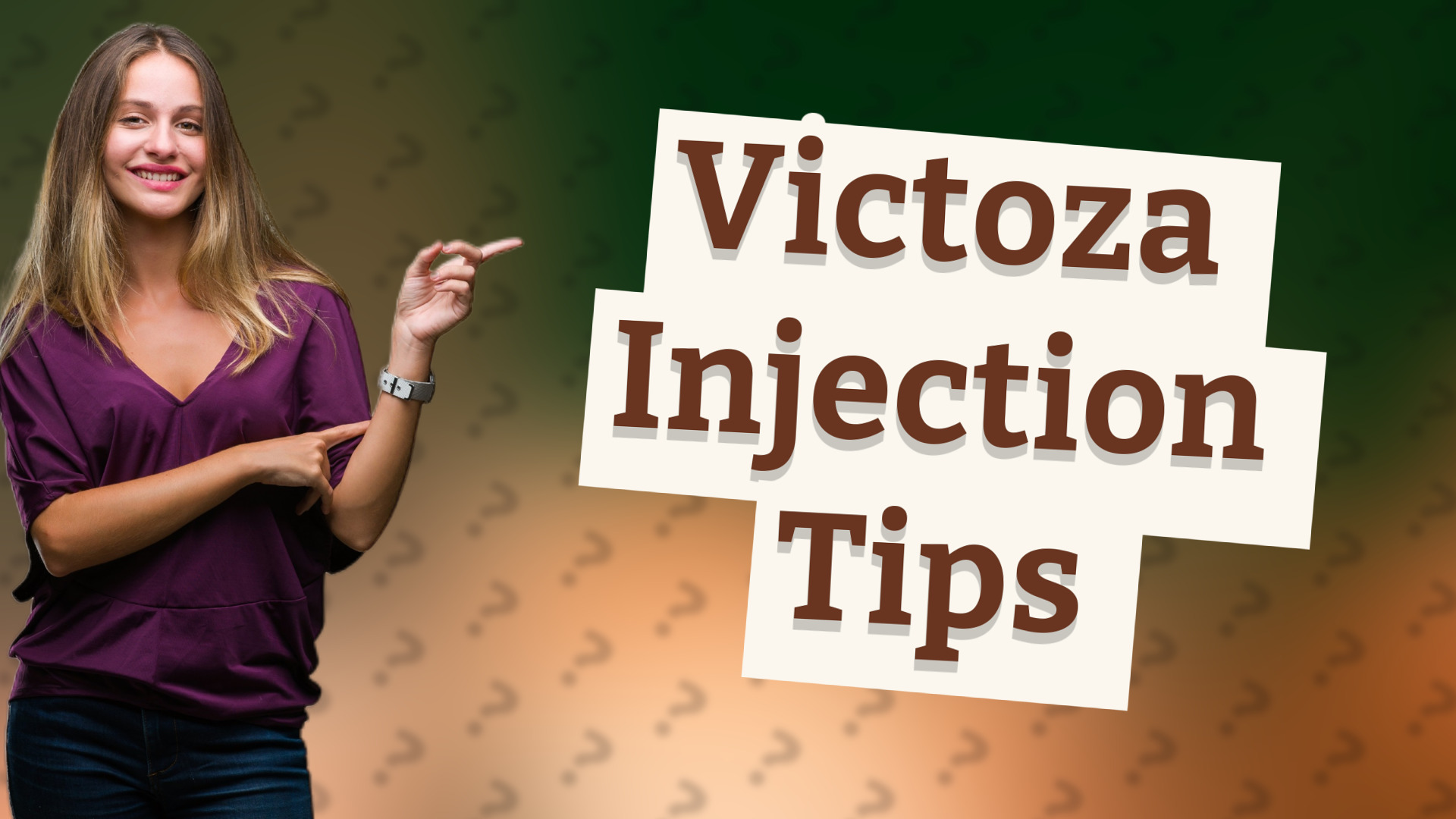 Victoza Injection Tips
