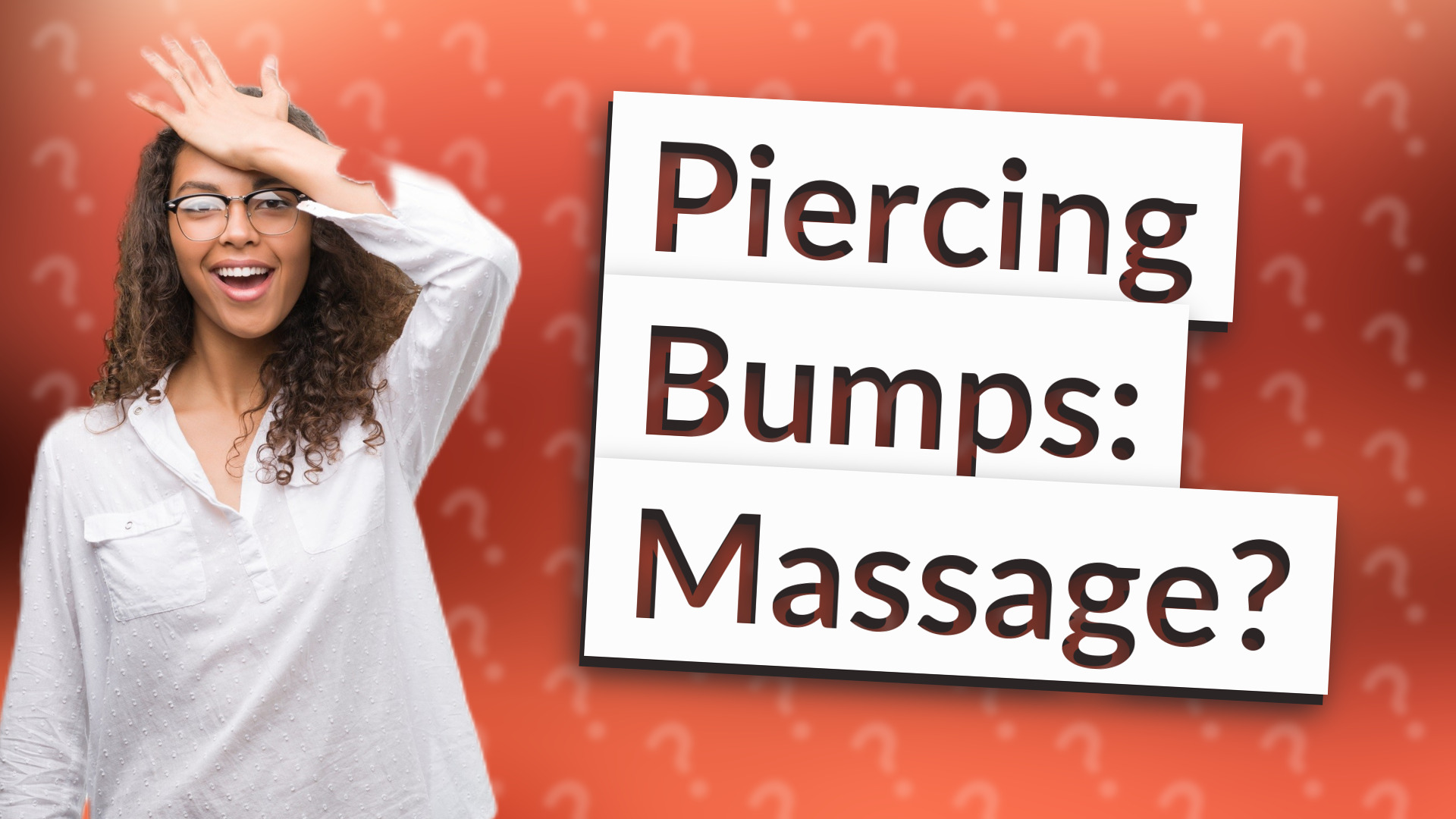 Piercing Bumps: Massage?