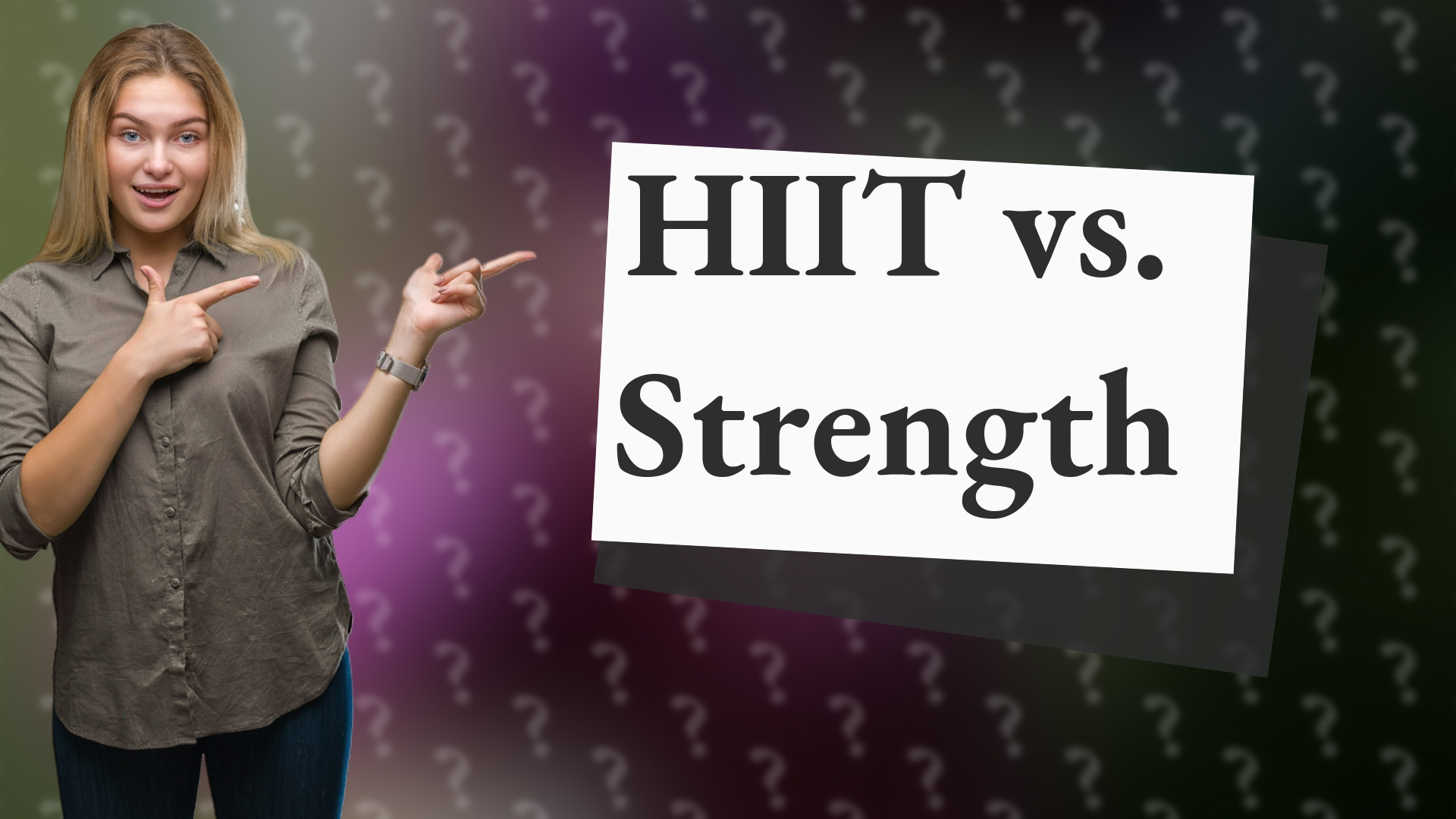 HIIT vs. Strength