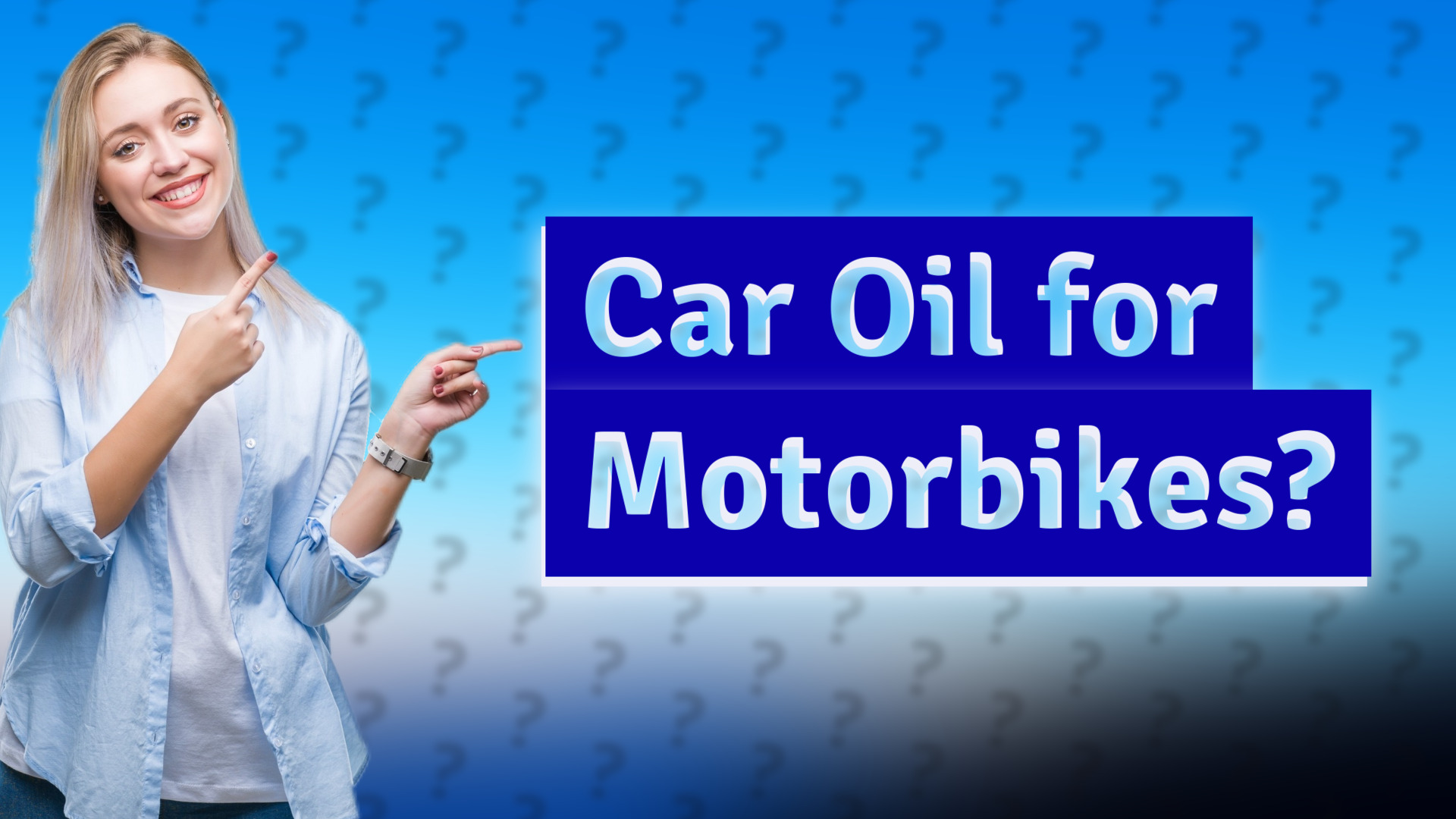 Car Oil for Motorbikes?