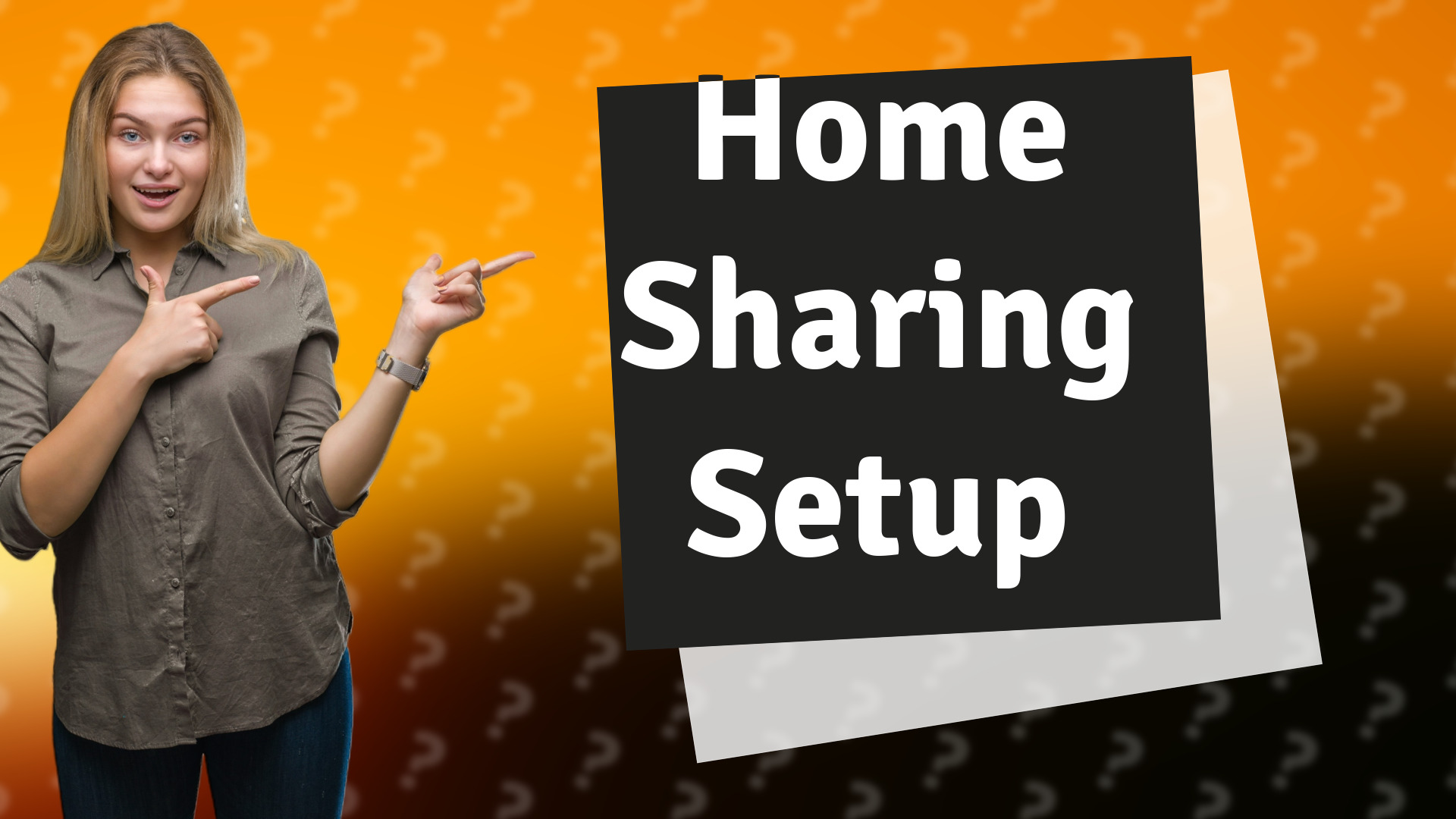 Home Sharing Setup