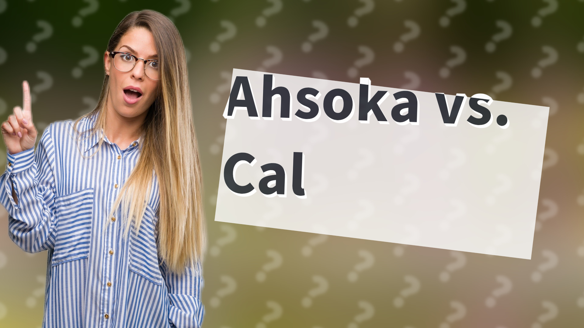 Ahsoka vs. Cal