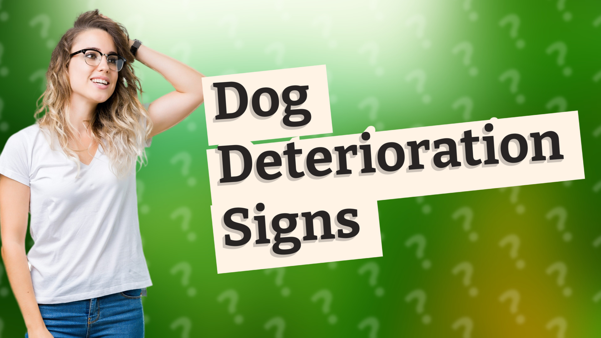 Dog Deterioration Signs