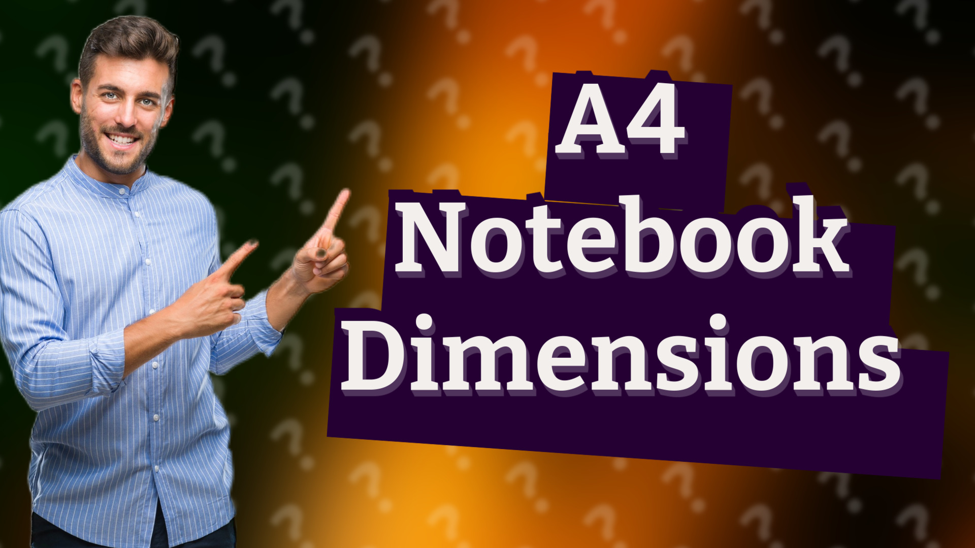 A4 Notebook Dimensions