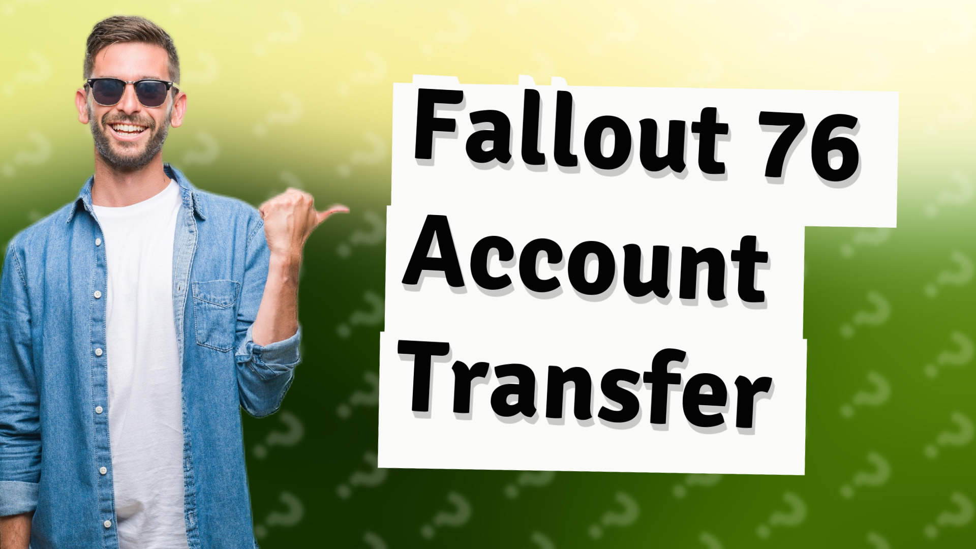 Fallout 76 Account Transfer